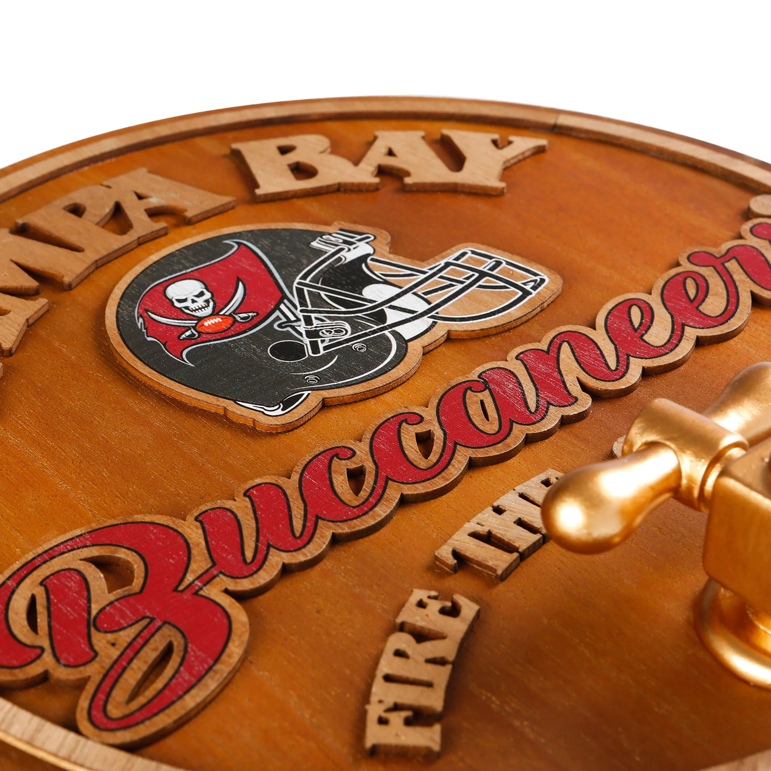 Tampa Bay Buccaneers NFL Keg Tap Sign - Image 4