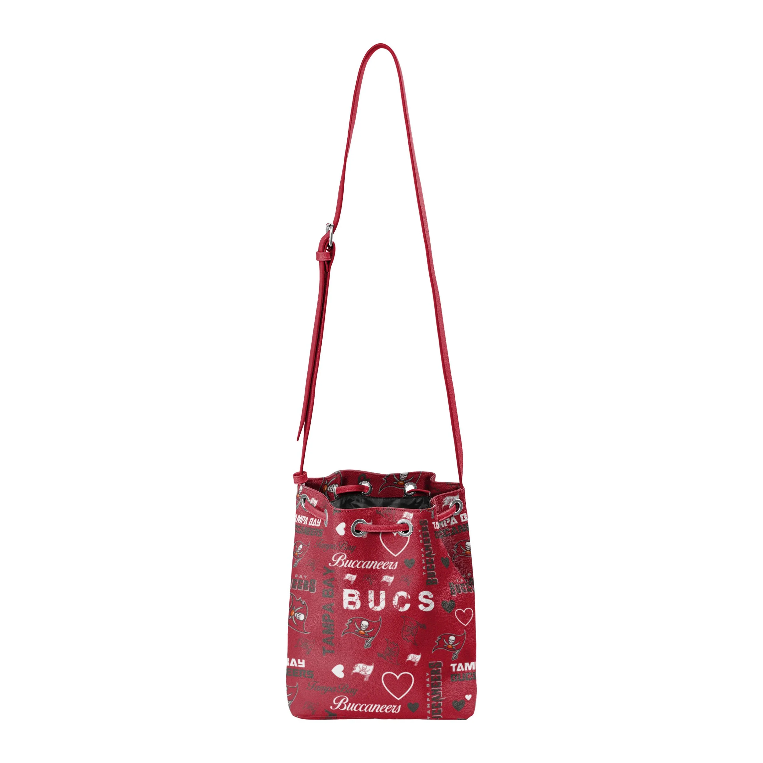 Tampa Bay Buccaneers NFL Logo Love Cinch Purse - Image 5