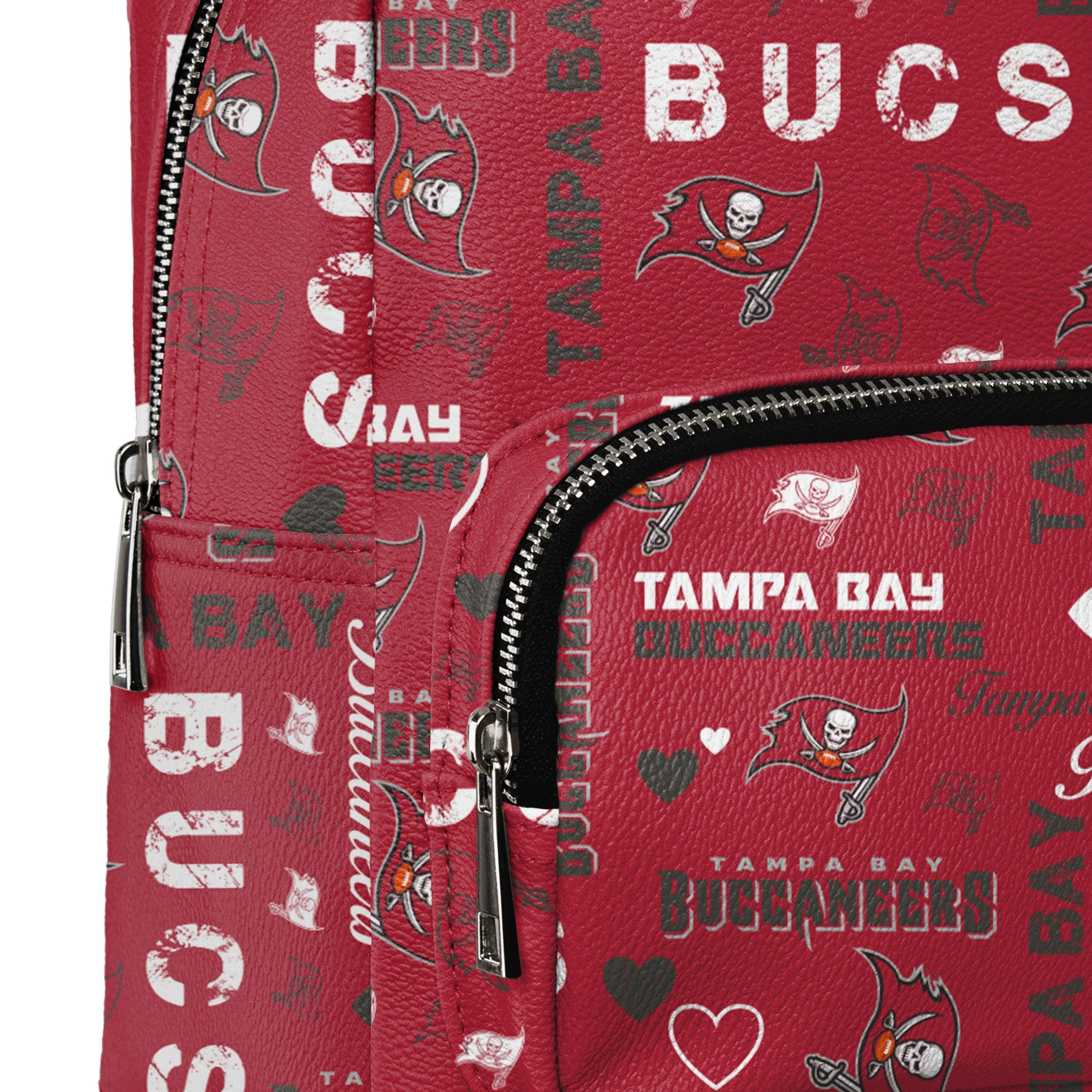 Tampa Bay Buccaneers NFL Logo Love Mini Backpack - Image 4