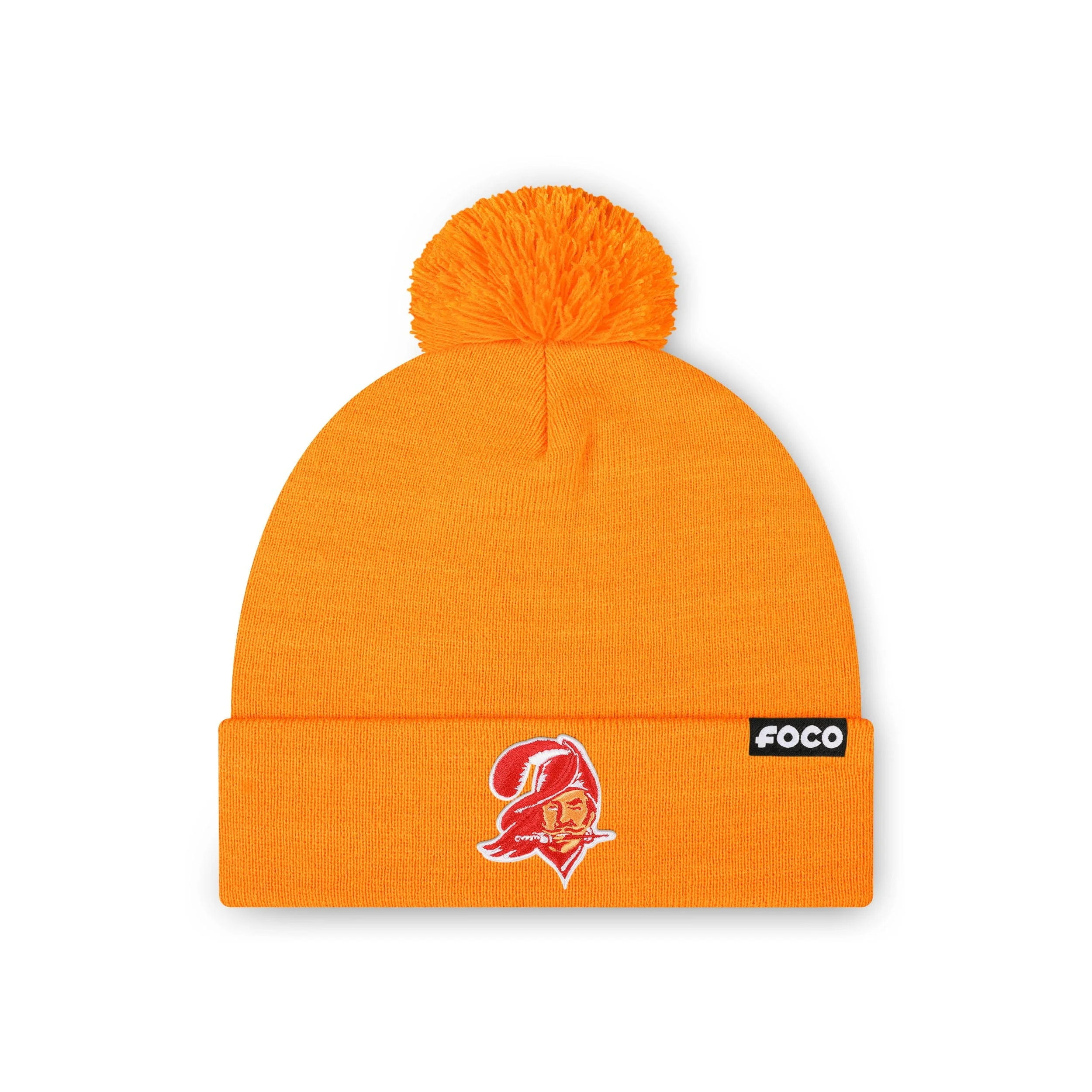 Tampa Bay Buccaneers NFL Mango Basic Retro Logo Pom Beanie