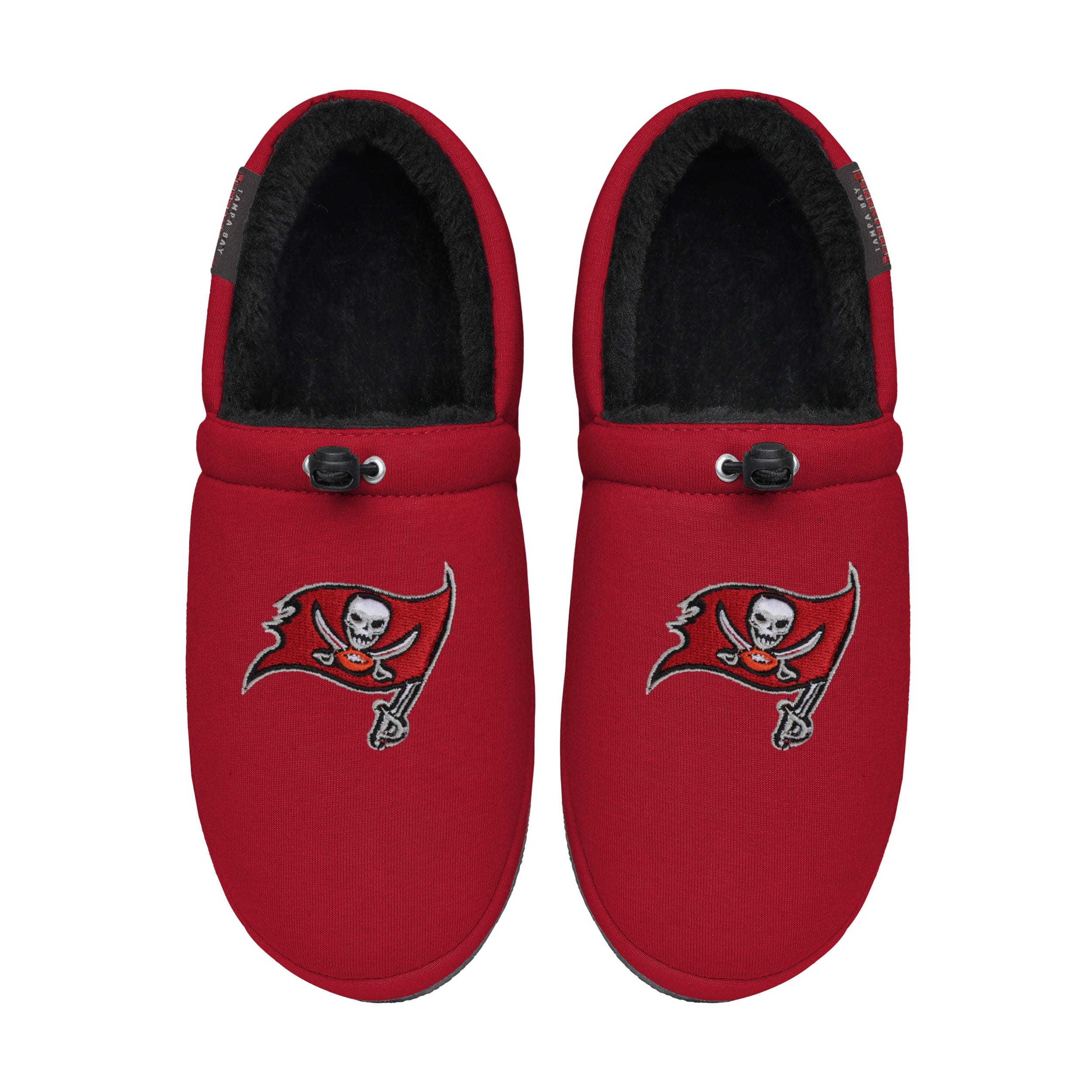 Tampa Bay Buccaneers NFL Mens Big Logo Athletic Moccasin Slippers - Image 4