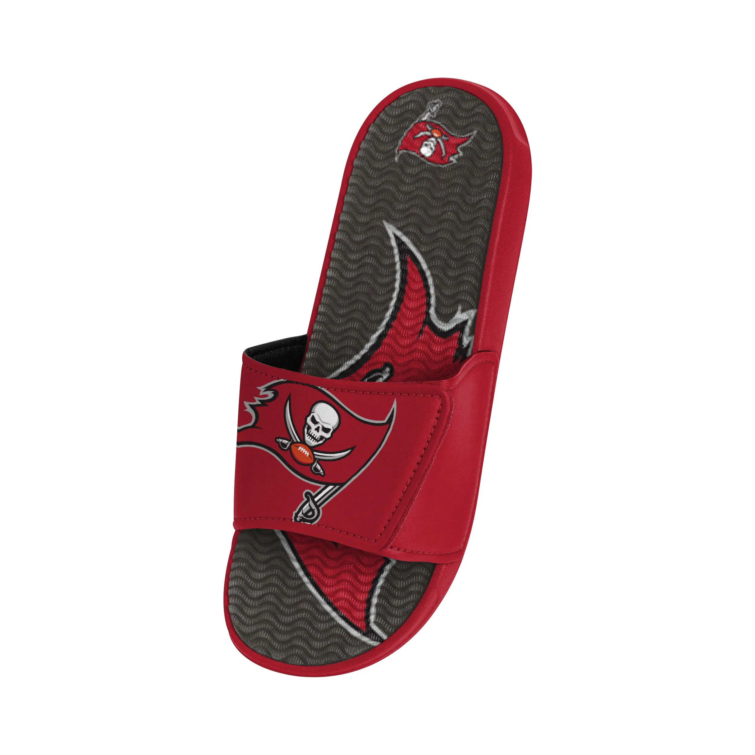 Tampa Bay Buccaneers NFL Mens Colorblock Big Logo Gel Slide - Image 3