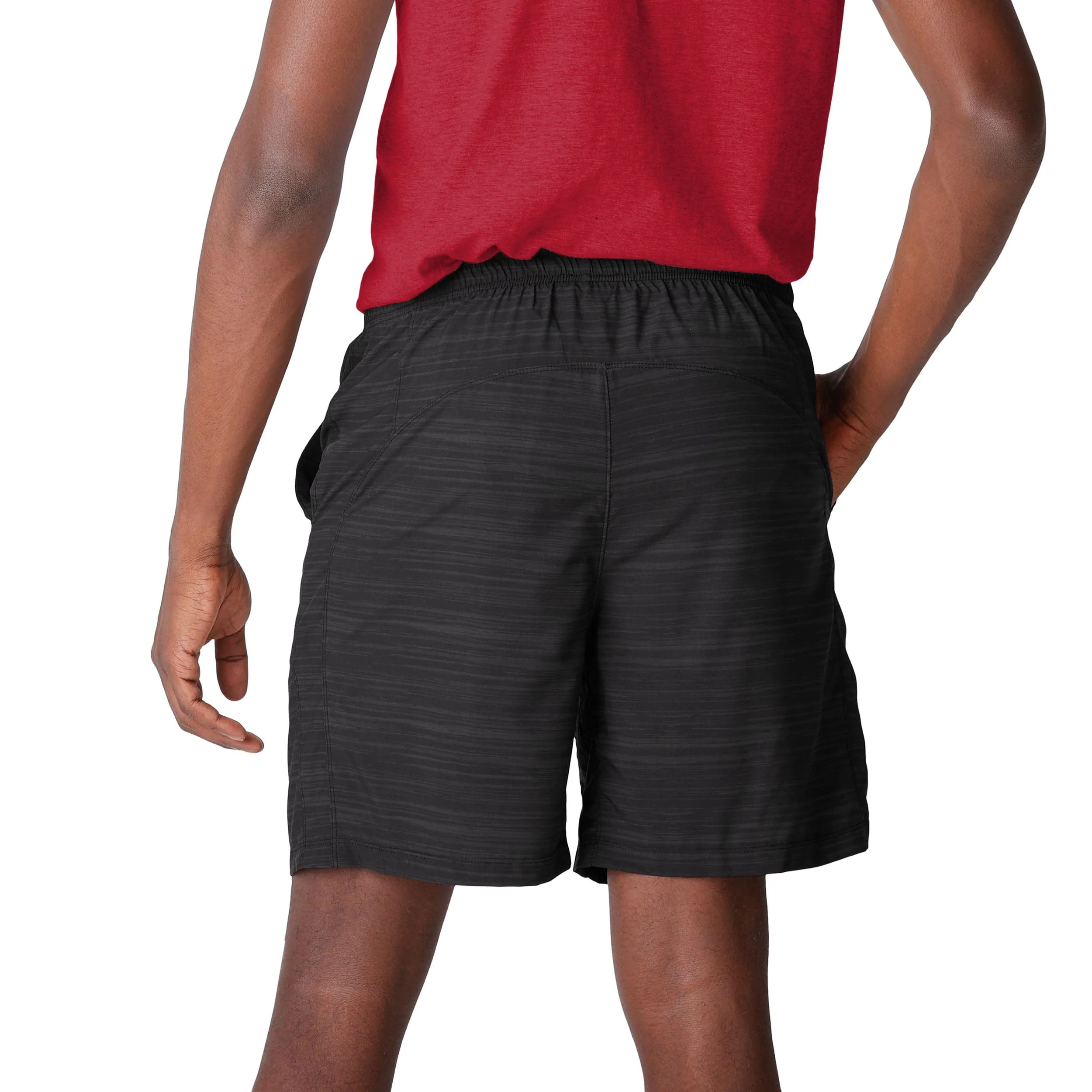Tampa Bay Buccaneers NFL Mens Heathered Black Woven Liner Shorts - Image 3