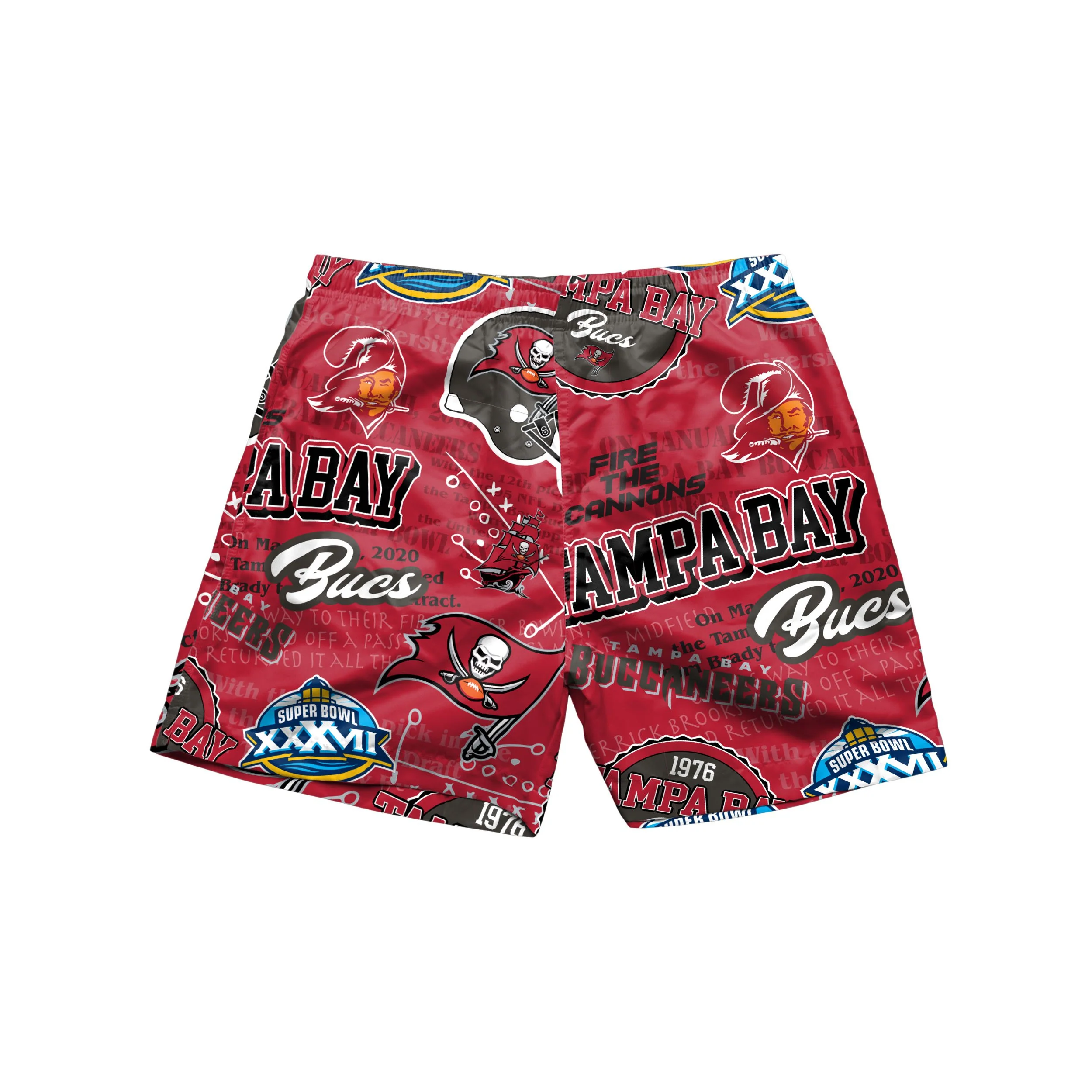 Tampa Bay Buccaneers NFL Mens Logo Rush Swimming Trunks - Image 4