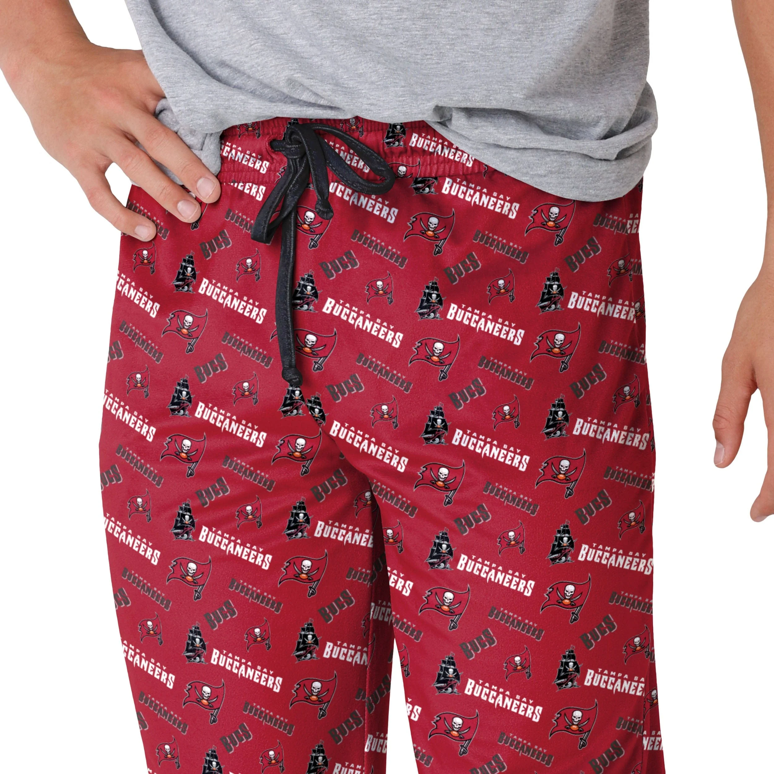Tampa Bay Buccaneers NFL Mens Repeat Print Lounge Pants - Image 3