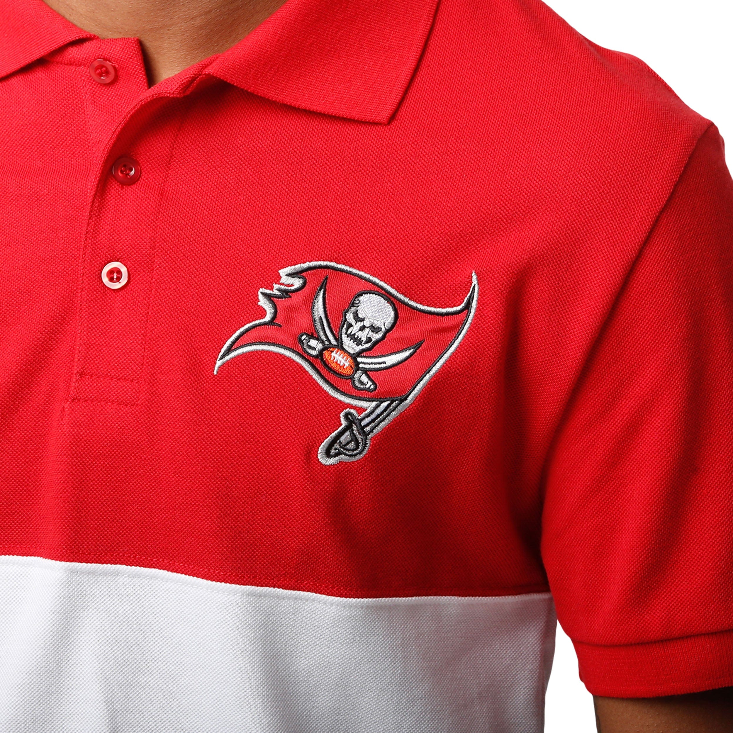Tampa Bay Buccaneers NFL Mens Rugby Scrum Polo - Image 4