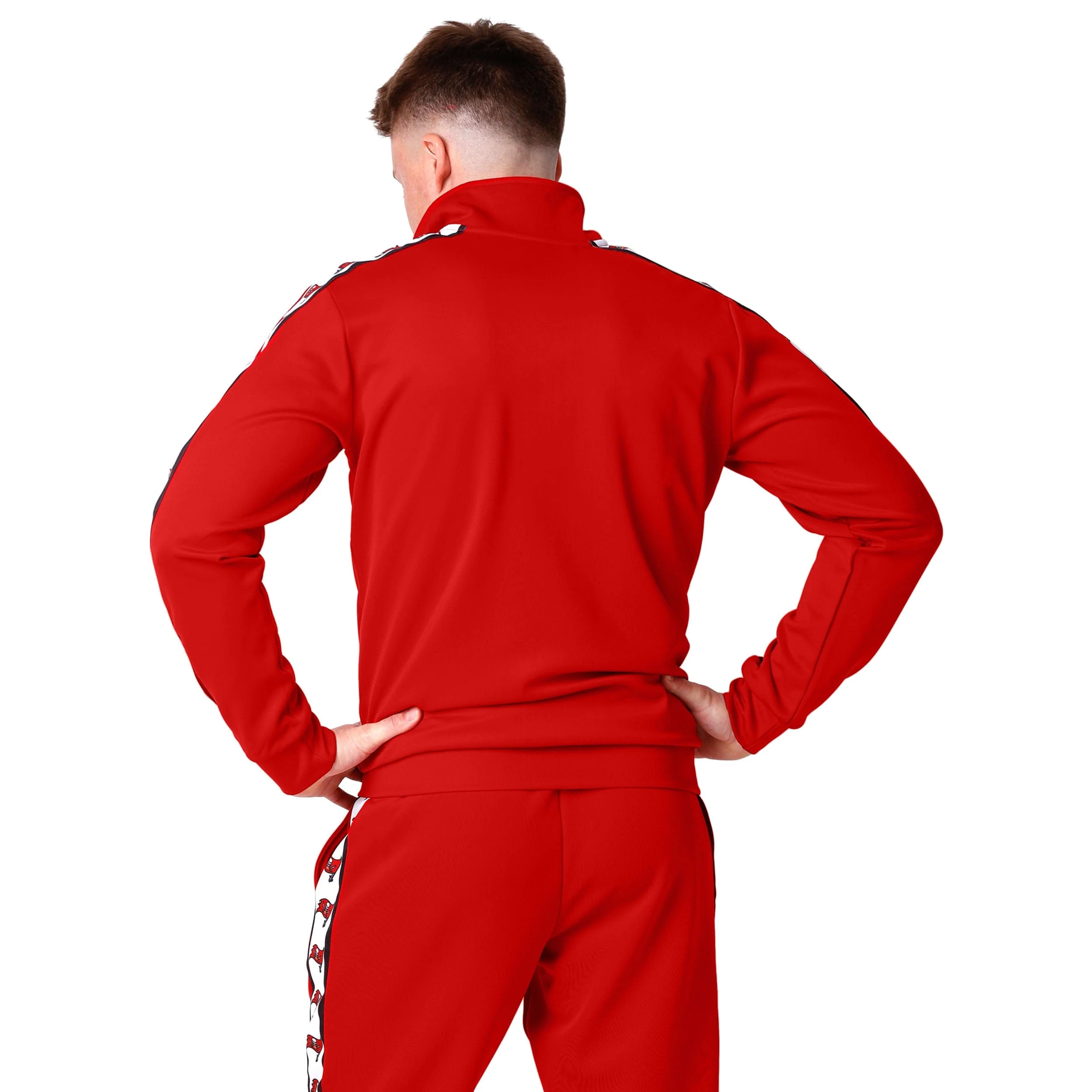 Tampa Bay Buccaneers NFL Mens Stripe Logo Track Jacket - Image 2