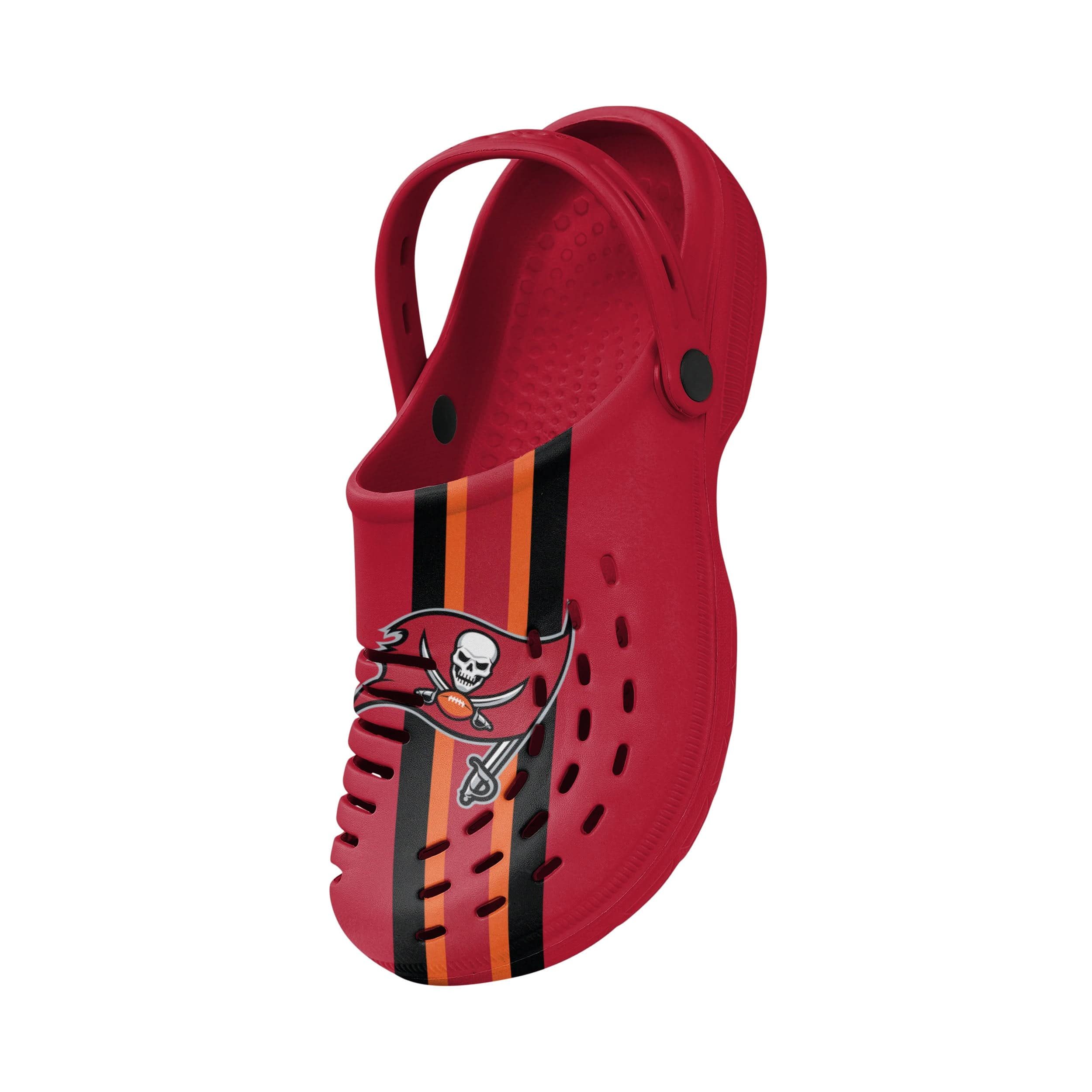 Tampa Bay Buccaneers NFL Mens Team Stripe Clog With Strap - Image 3