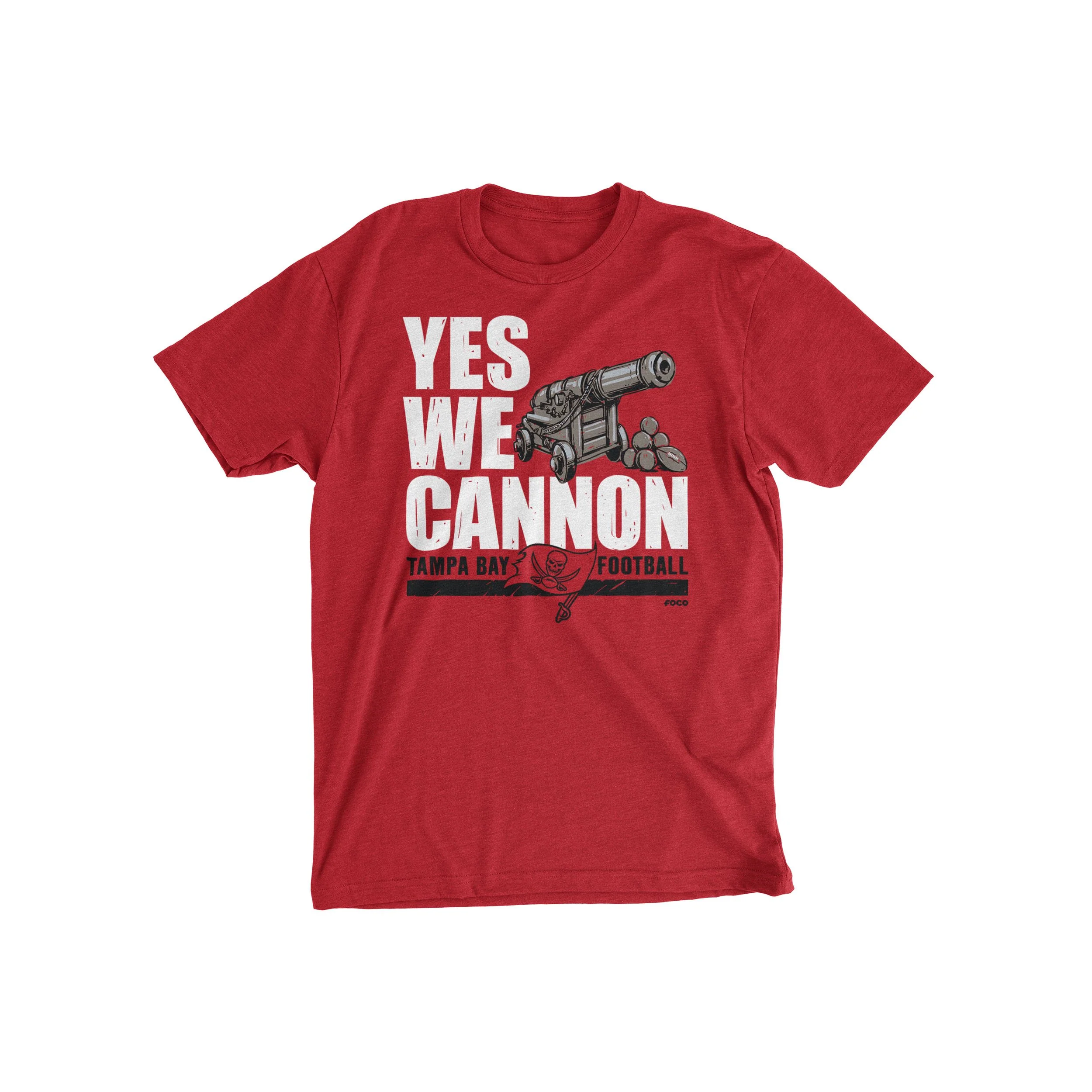 Tampa Bay Buccaneers NFL Mens Yes We Cannon T-Shirt - Image 2
