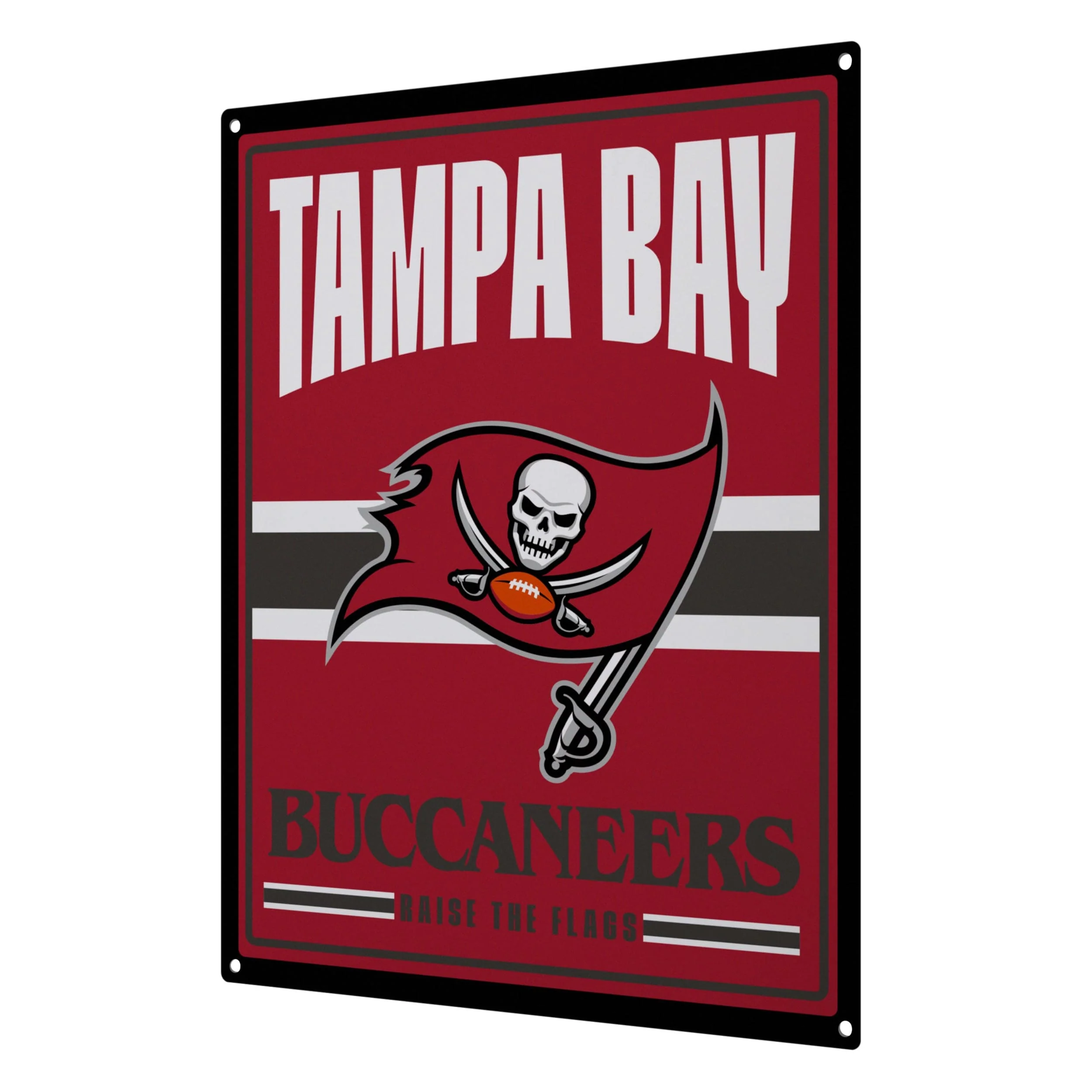 Tampa Bay Buccaneers NFL Metal Tacker Wall Sign - Image 2