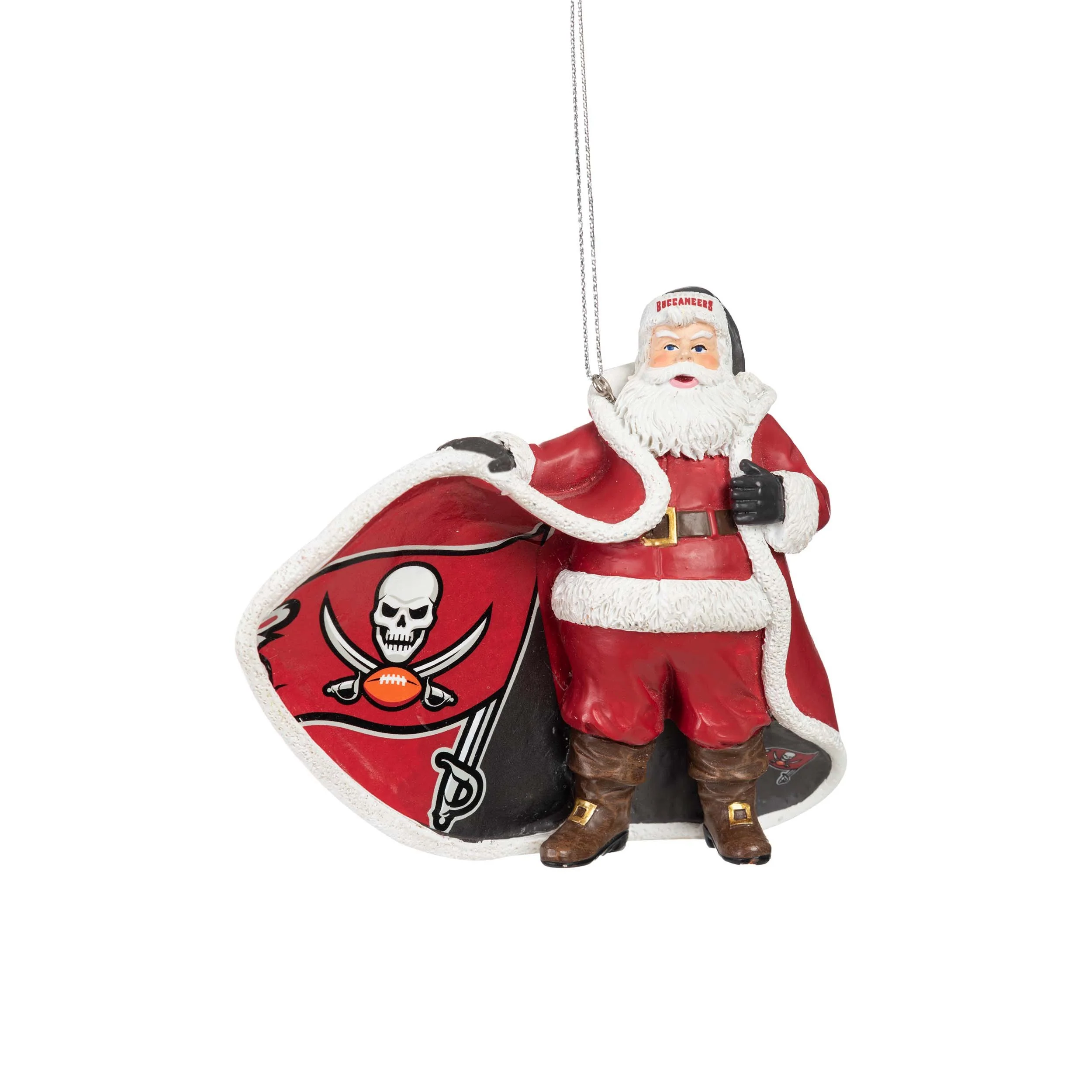 Tampa Bay Buccaneers Photoprint Santa Ornament