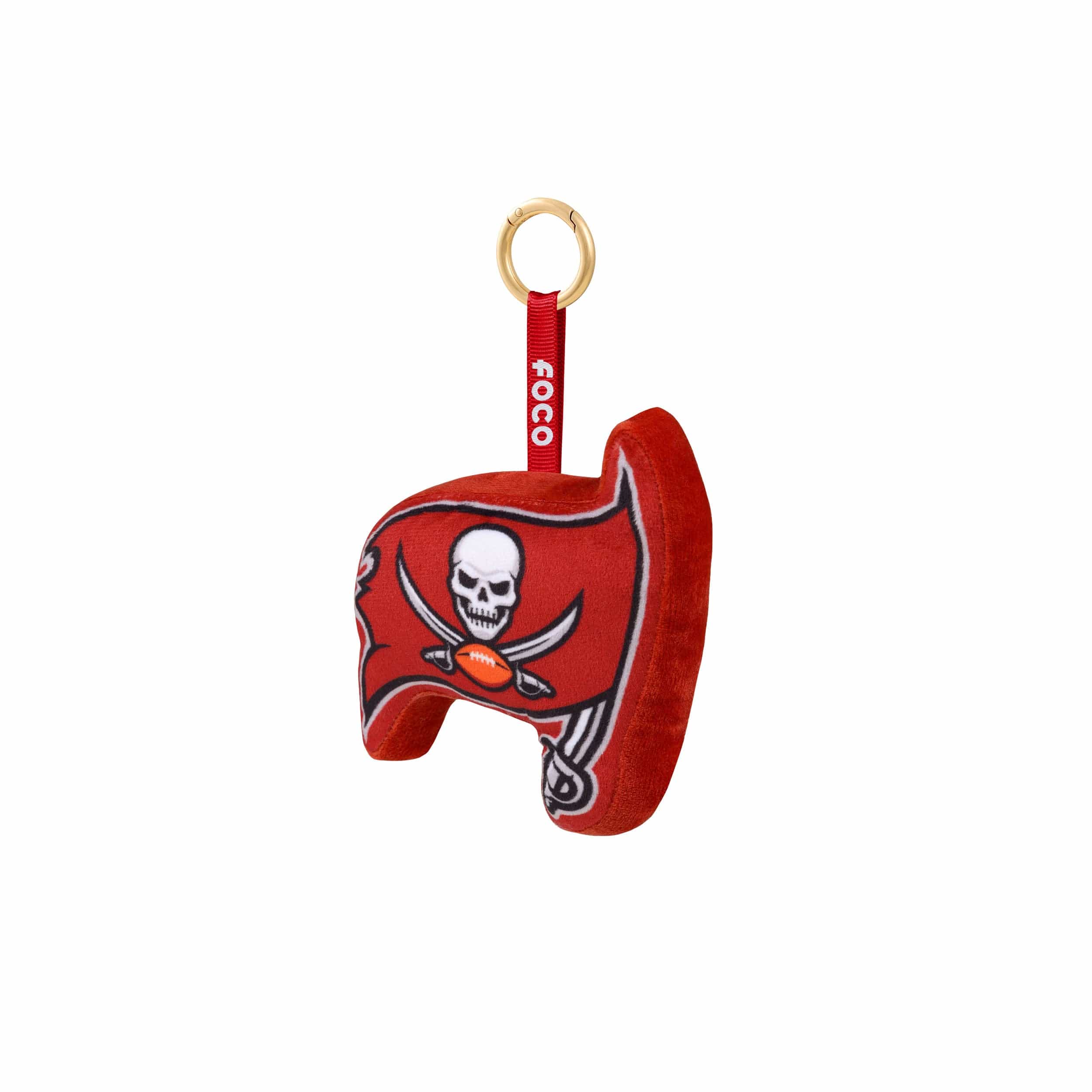 Tampa Bay Buccaneers NFL Plush Team Logo Bag Charm Keychain - Image 3