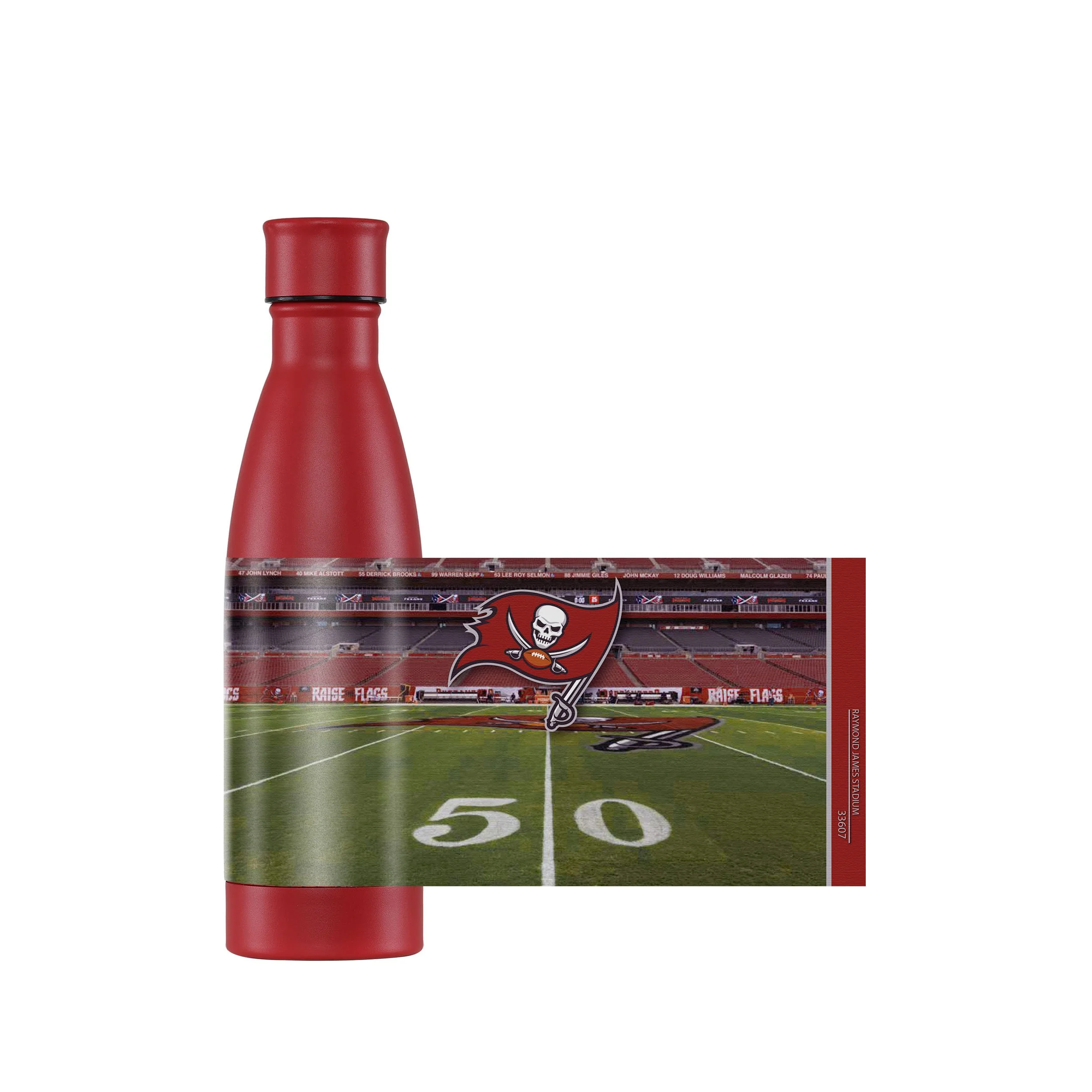 Tampa Bay Buccaneers NFL Primetime Metal 18 oz Bottle - Image 4