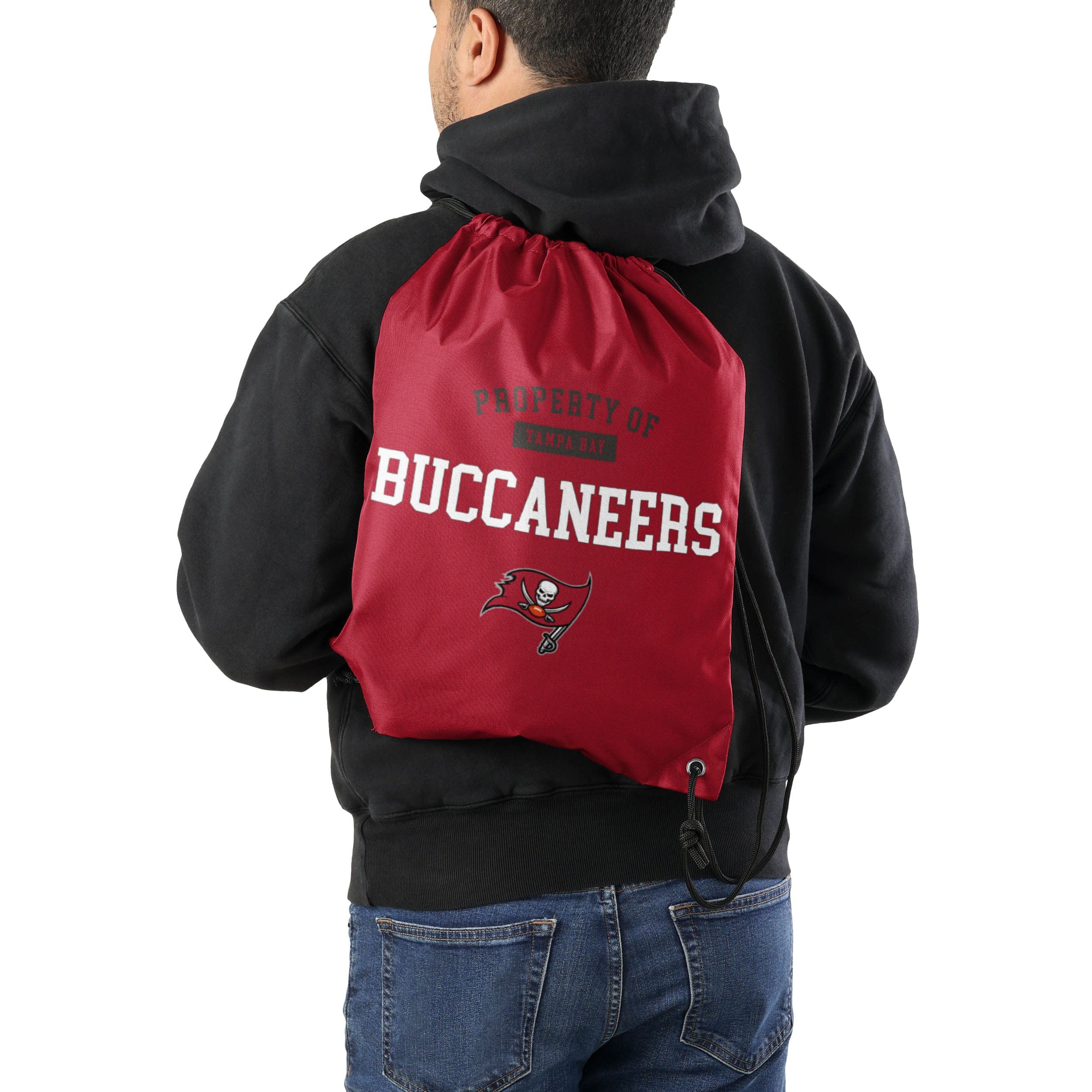 Tampa Bay Buccaneers NFL Property Of Drawstring Backpack - Image 2
