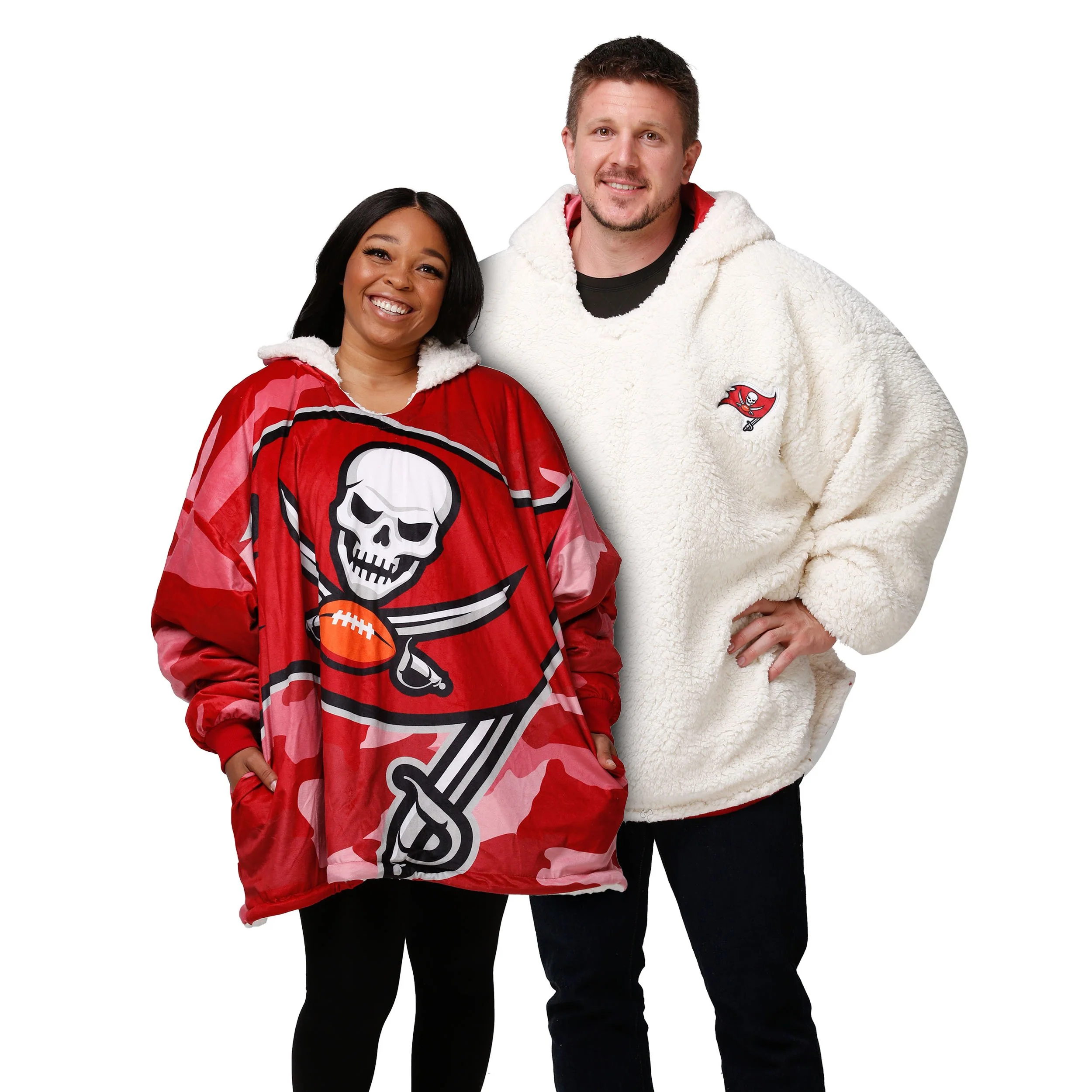 Tampa Bay Buccaneers NFL Reversible Team Color Camo Hoodeez