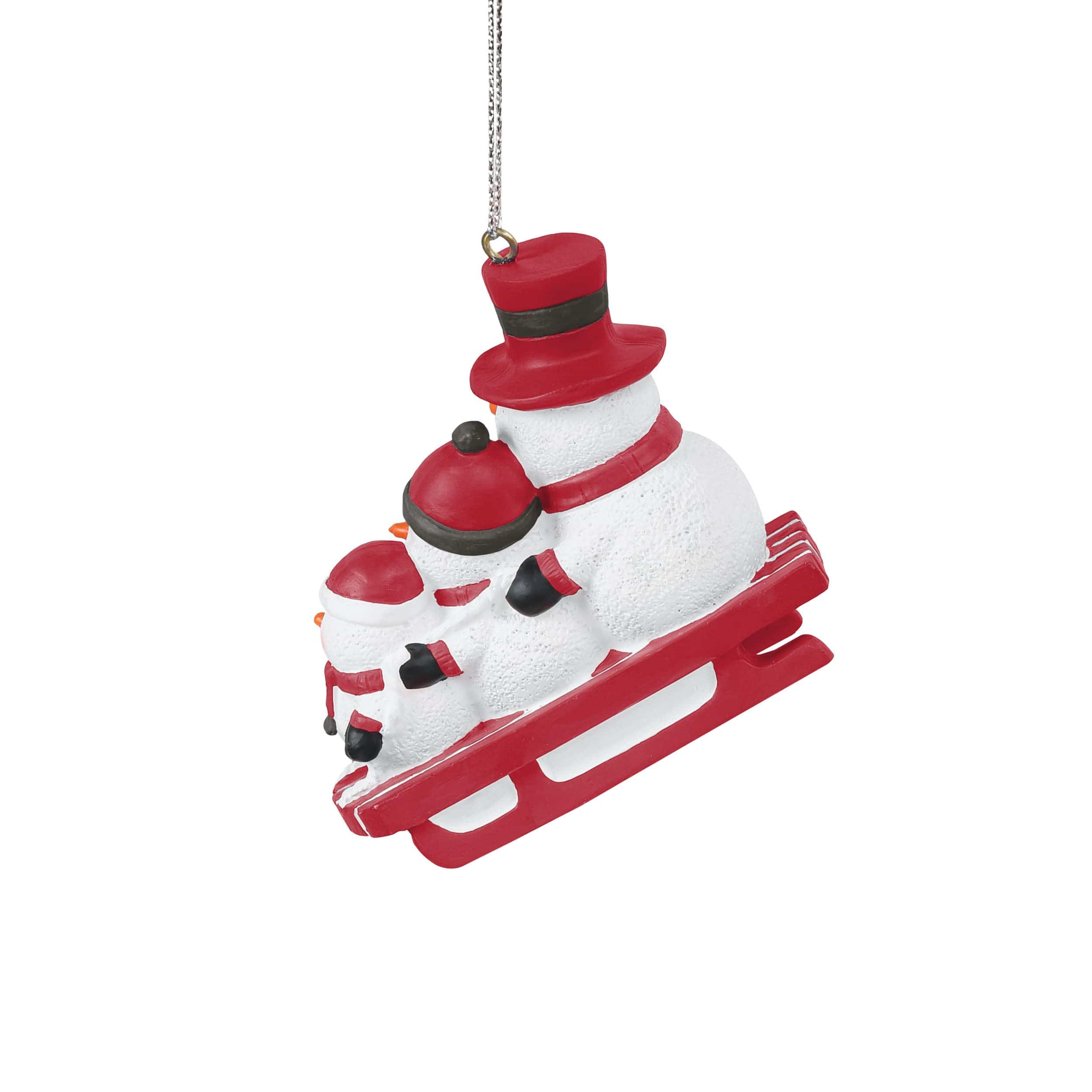 Tampa Bay Buccaneers NFL Sledding Snowmen Ornament - Image 3