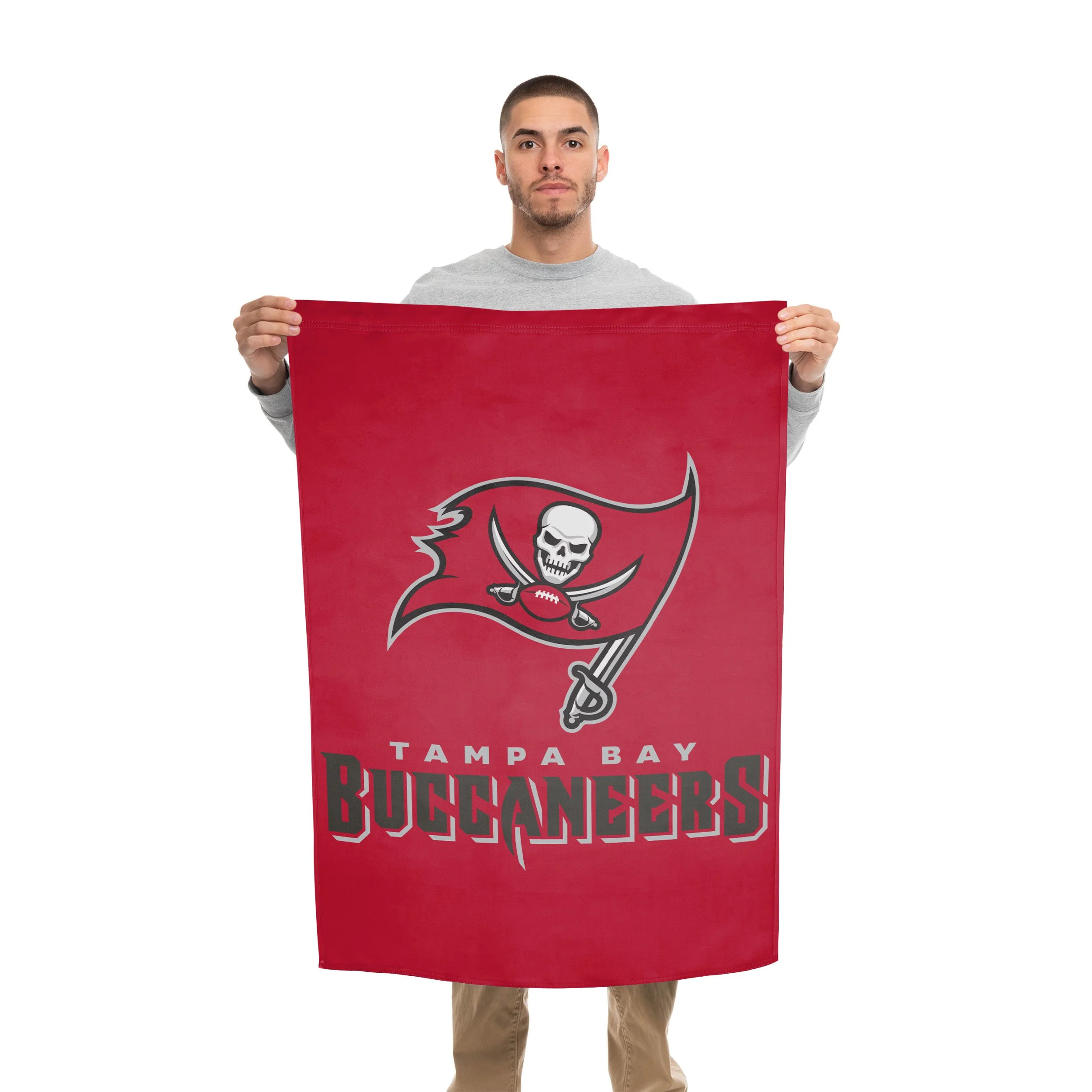 Tampa Bay Buccaneers NFL Solid Vertical Flag - Image 2