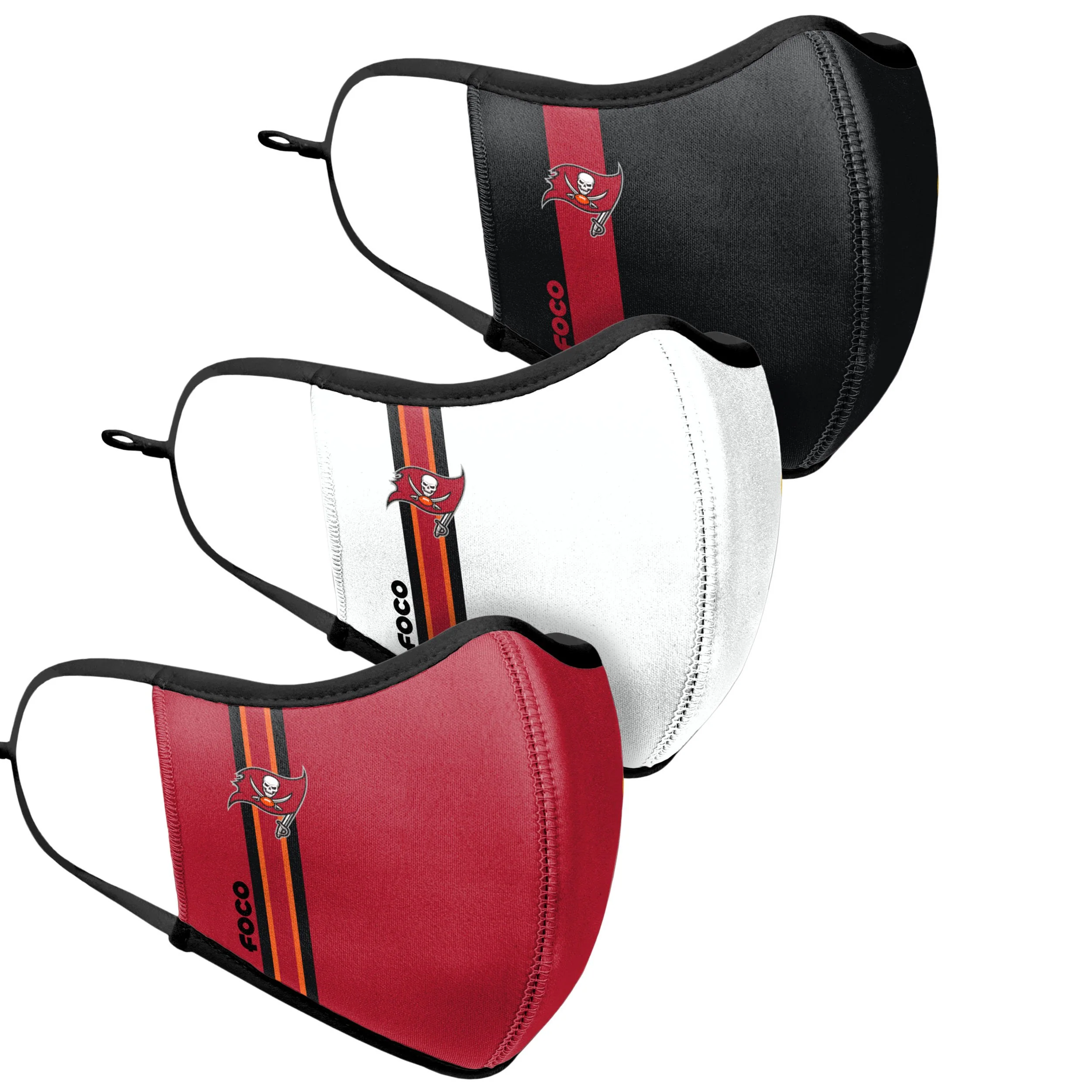 Tampa Bay Buccaneers NFL Sport 3 Pack Face Cover - Image 3