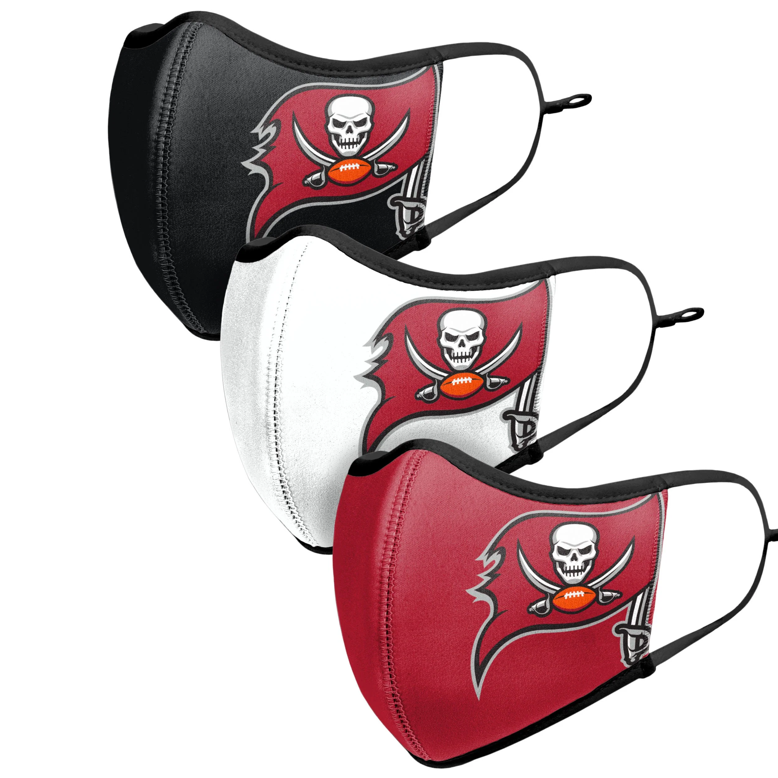 Tampa Bay Buccaneers NFL Sport 3 Pack Face Cover - Image 4