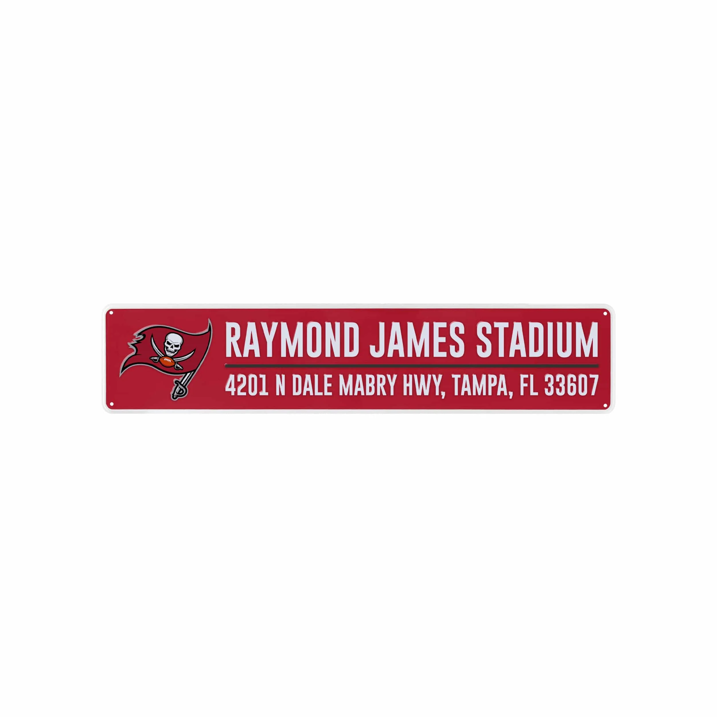 Tampa Bay Buccaneers NFL Stadium Street Sign