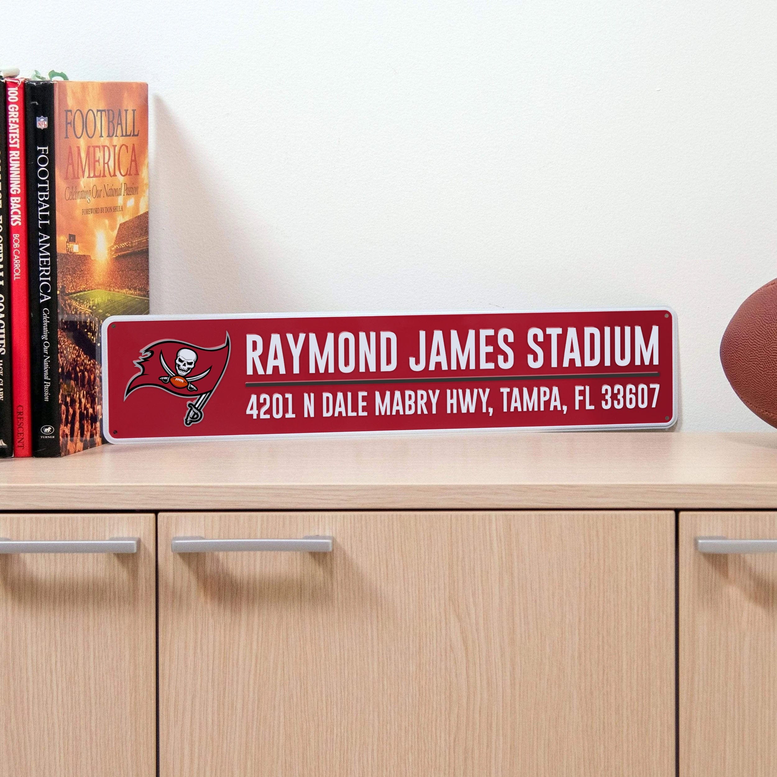 Tampa Bay Buccaneers NFL Stadium Street Sign - Image 2