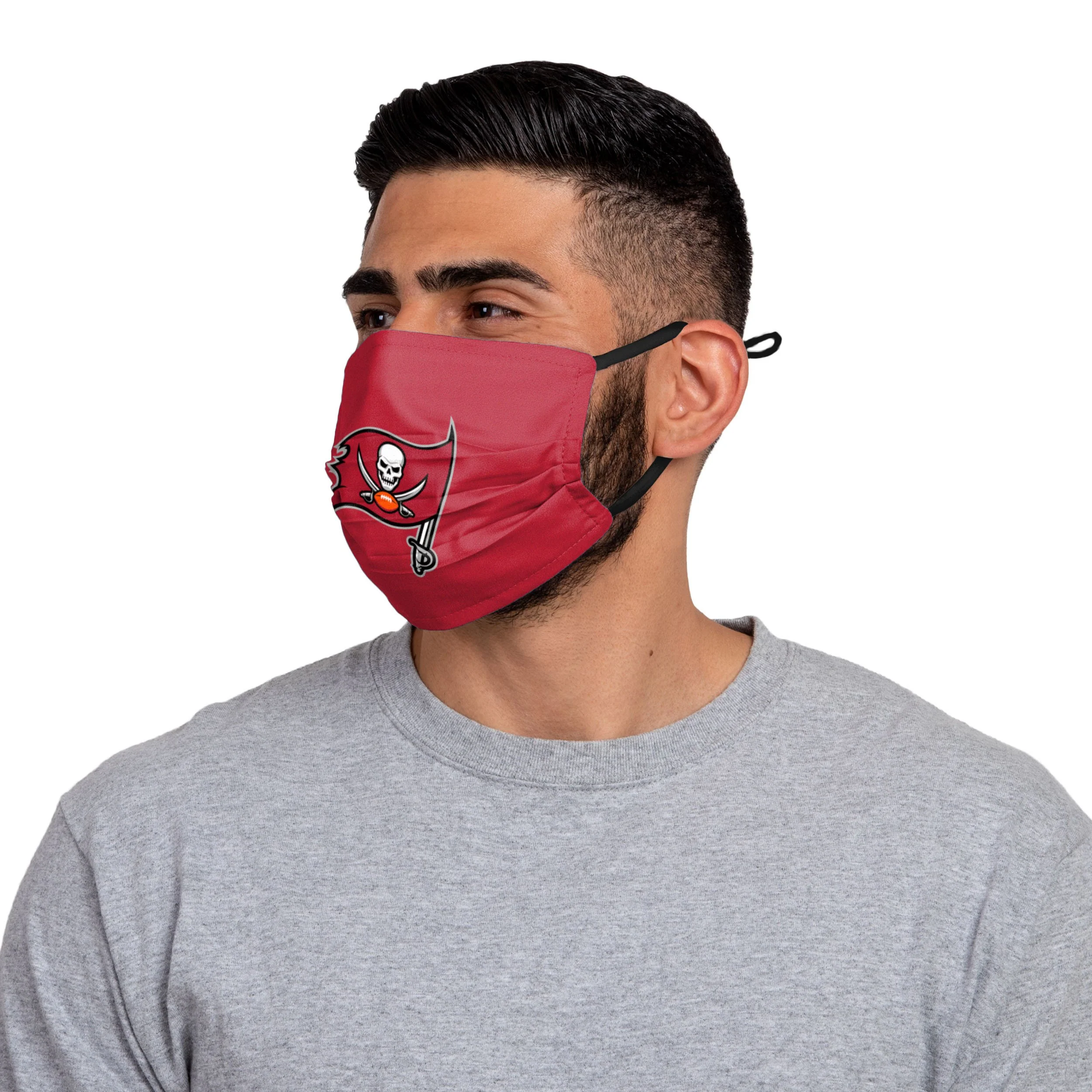 Tampa Bay Buccaneers NFL Super Bowl LV Adjustable 3 Pack Face Cover - Image 3