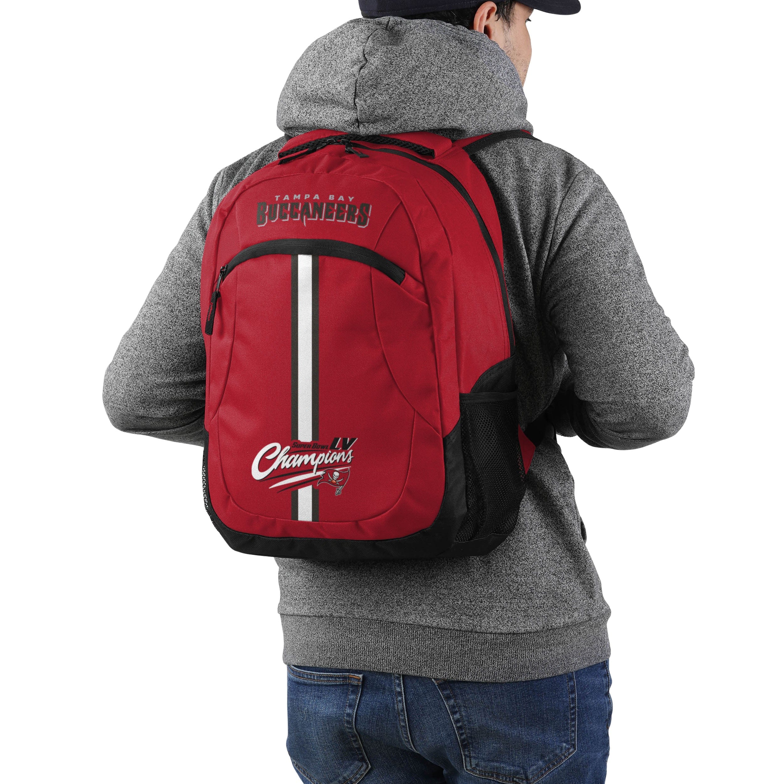 Tampa Bay Buccaneers NFL Super Bowl LV Champions Action Backpack - Image 5