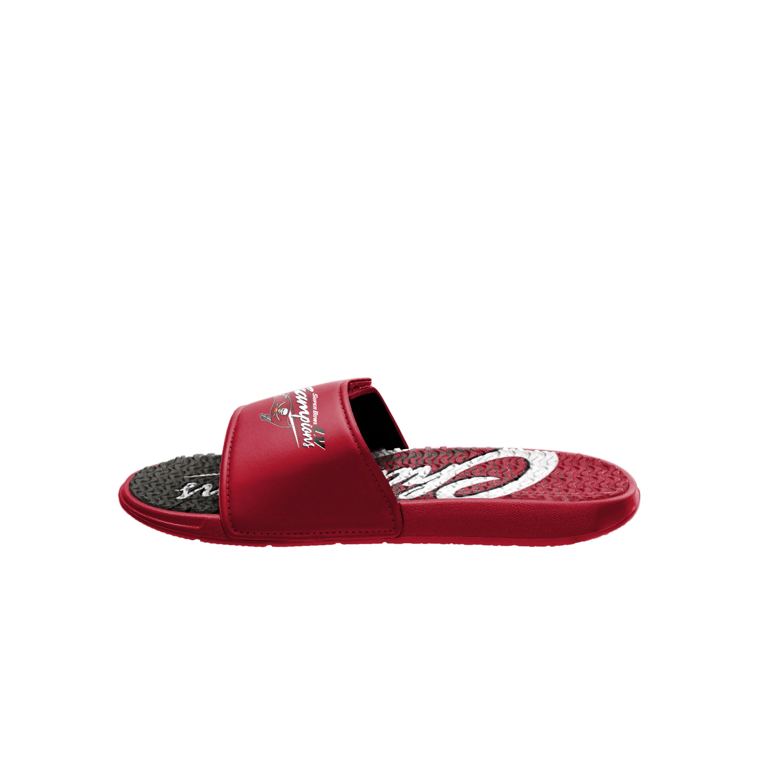 Tampa Bay Buccaneers NFL Super Bowl LV Champions Mens Gel Sport Slide - Image 2