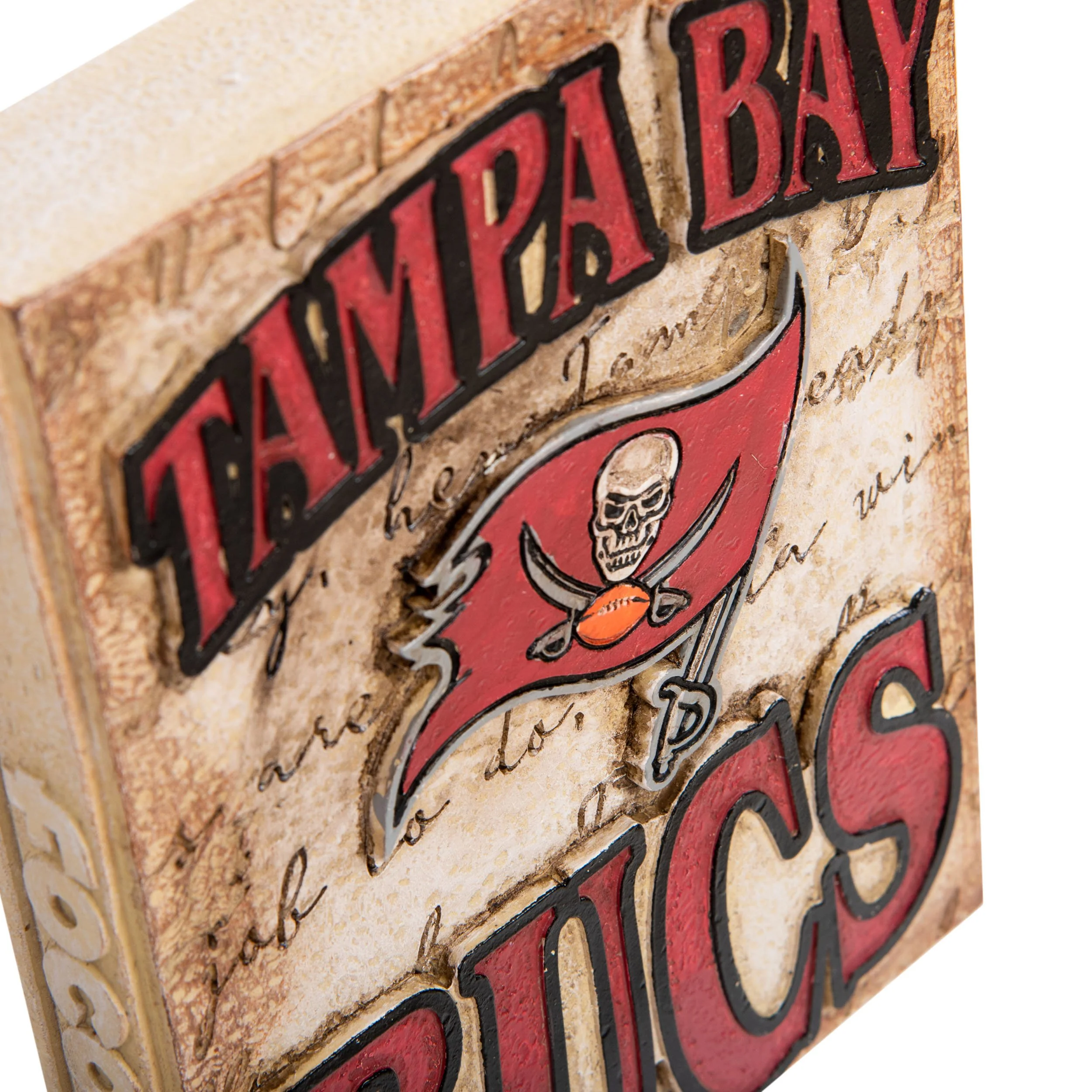 Tampa Bay Buccaneers NFL Team Logo Wall Plaque - Image 2