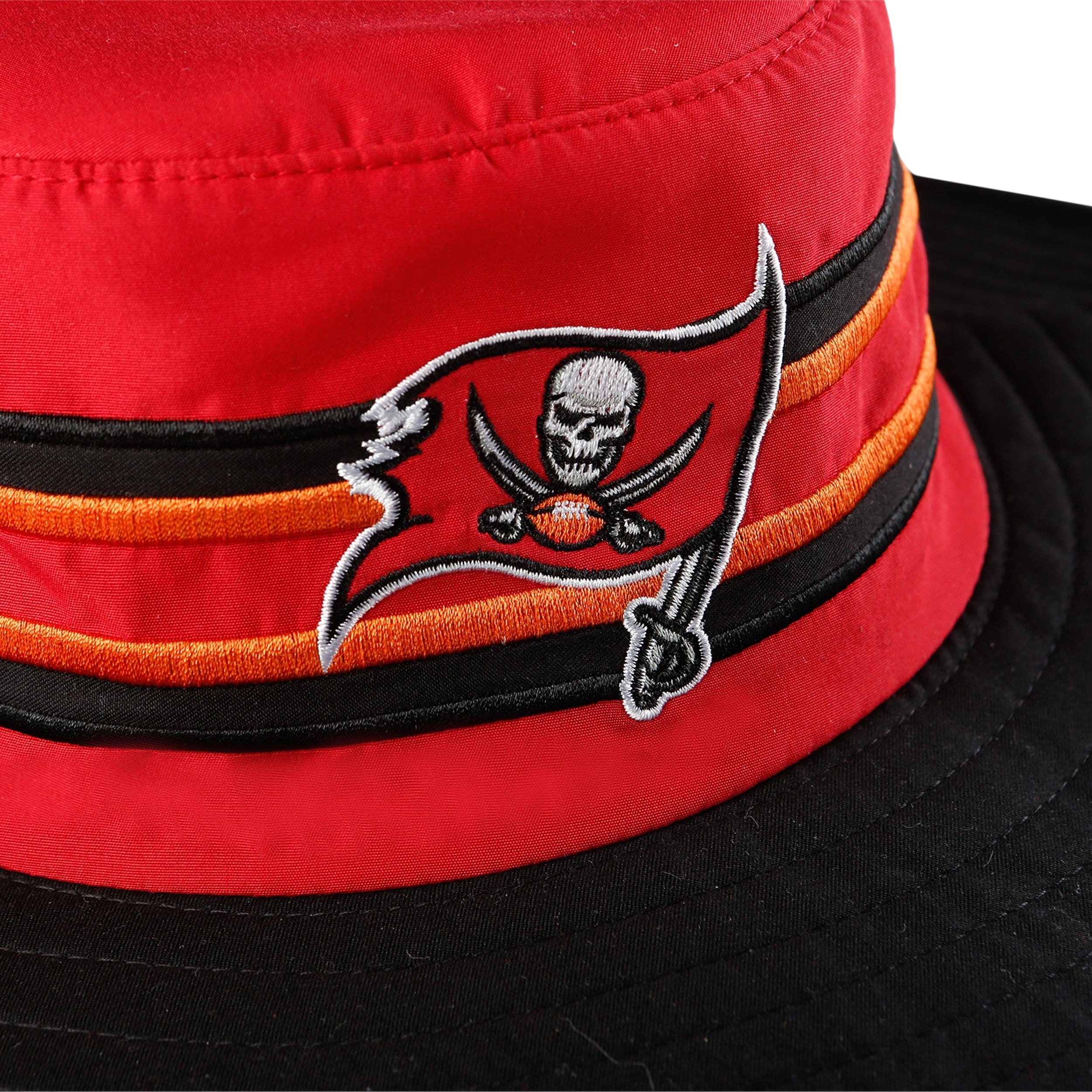 Tampa Bay Buccaneers NFL Team Stripe Boonie Hat - Image 3