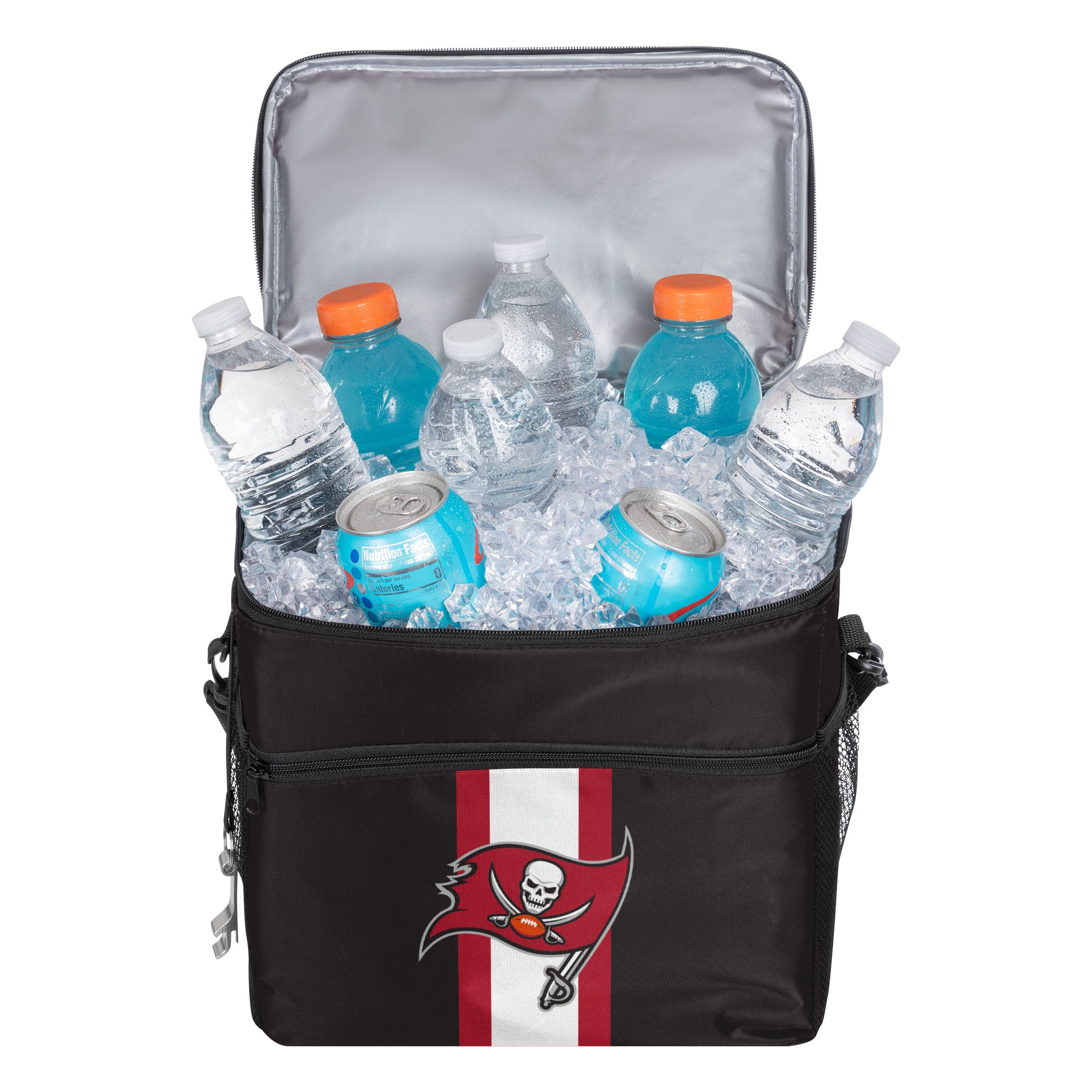 Tampa Bay Buccaneers NFL Team Stripe Tailgate 24 Pack Cooler - Image 3