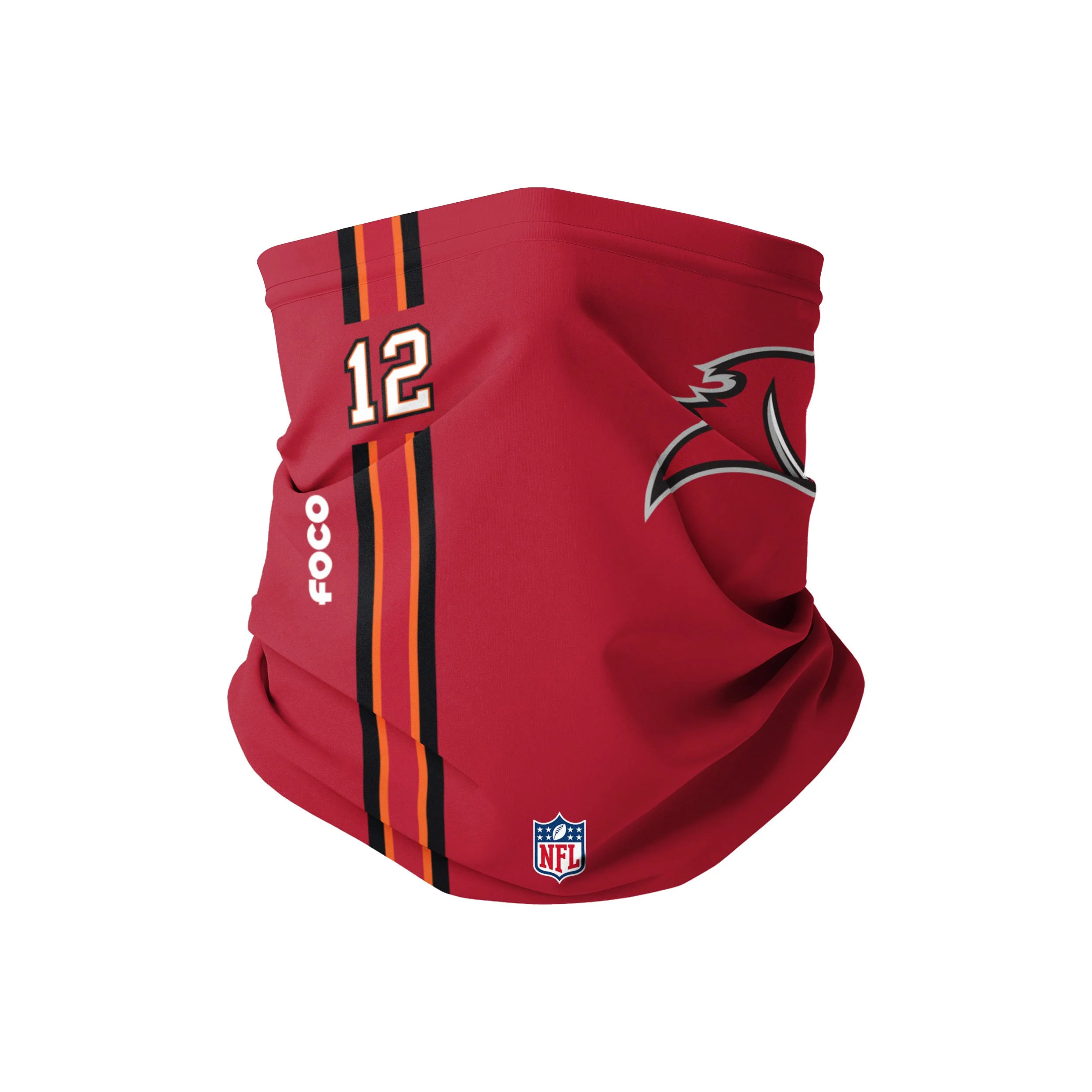Tampa Bay Buccaneers NFL Tom Brady On-Field Sideline Logo Gaiter Scarf