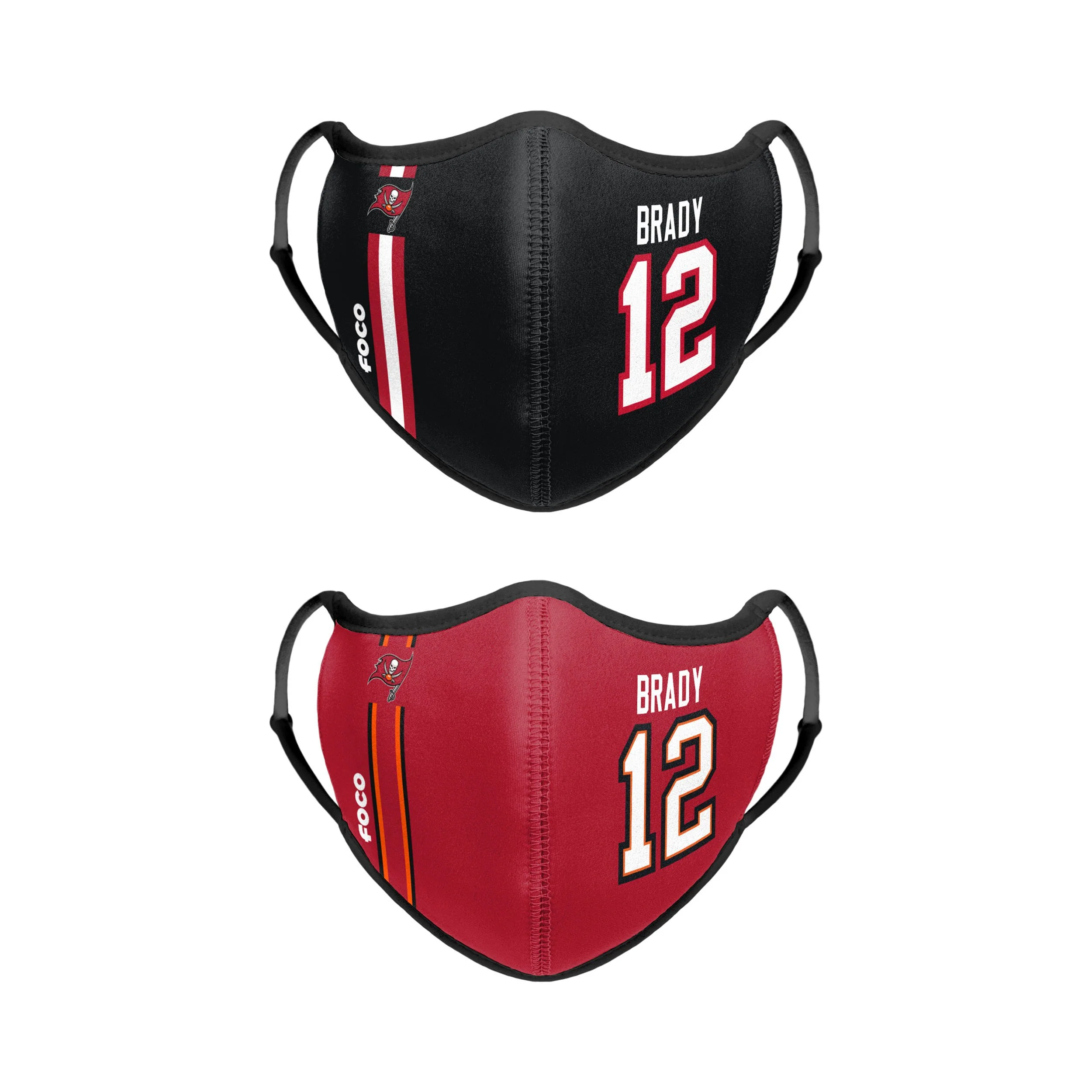 Tampa Bay Buccaneers NFL Tom Brady Sport 2 Pack Face Cover
