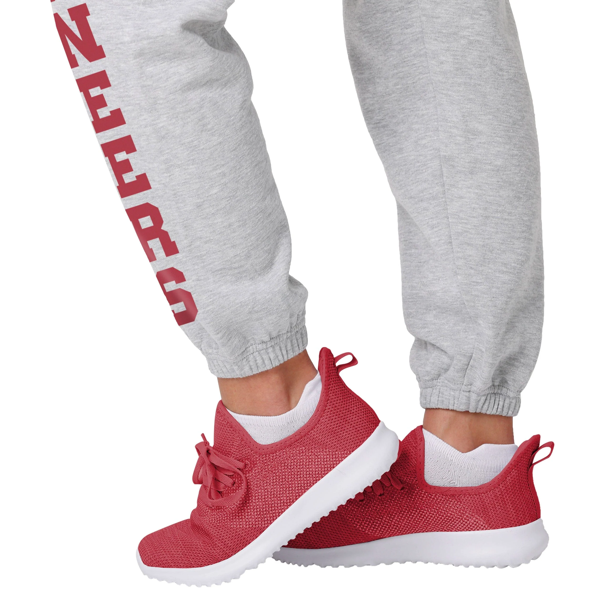 Tampa Bay Buccaneers NFL Womens Big Wordmark Gray Sweatpants - Image 4