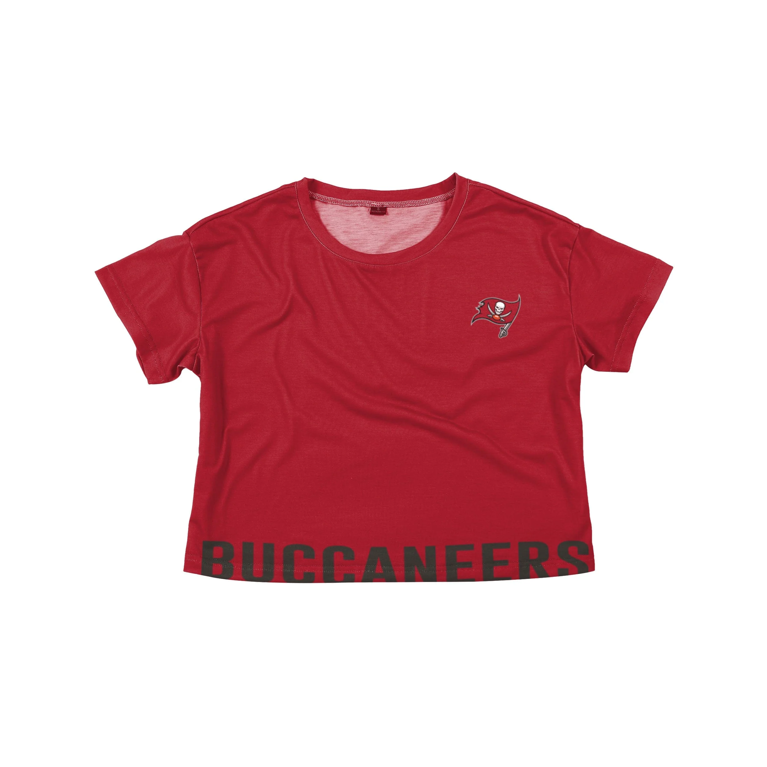 Tampa Bay Buccaneers NFL Womens Bottom Line Crop Top - Image 3