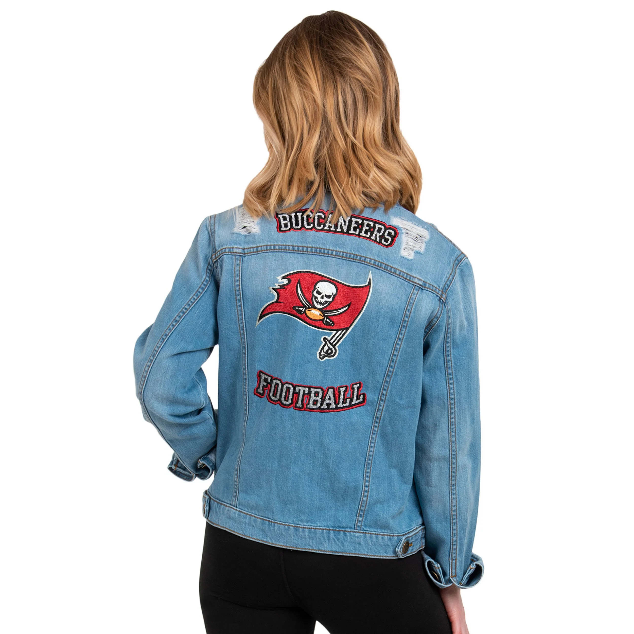 Tampa Bay Buccaneers NFL Womens Denim Days Jacket - Image 2