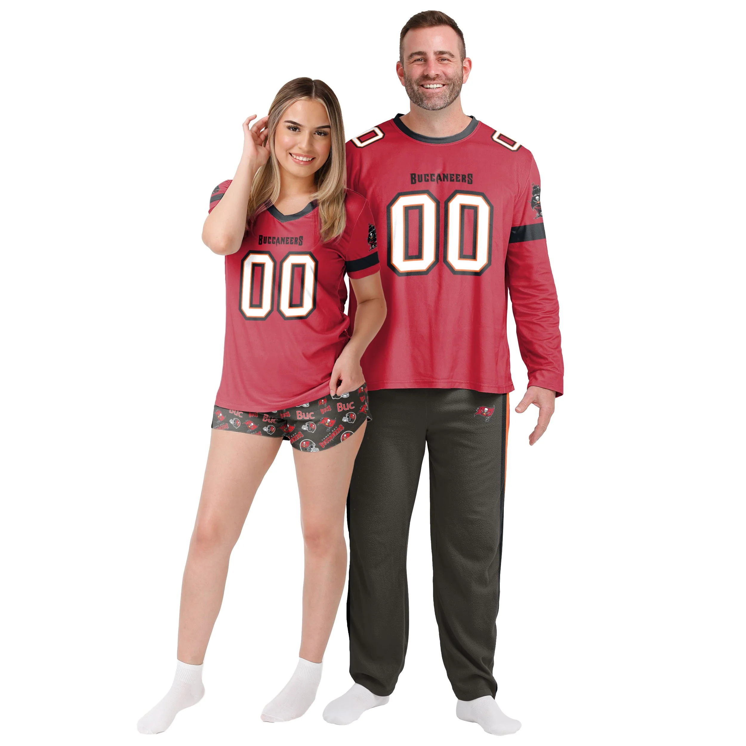 Tampa Bay Buccaneers NFL Womens Gameday Ready Pajama Set - Image 3