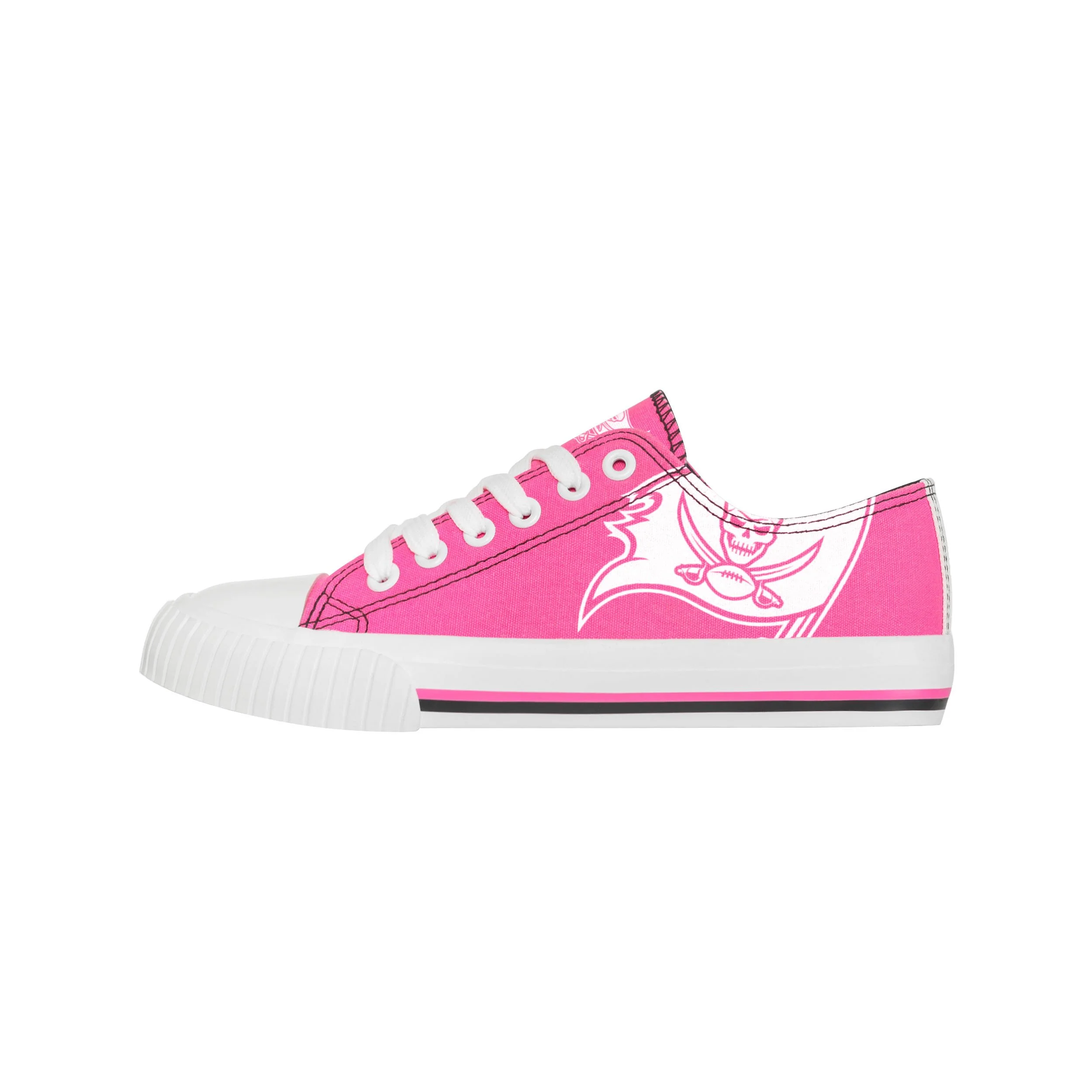 Tampa Bay Buccaneers NFL Womens Highlights Low Top Canvas Shoe - Image 2