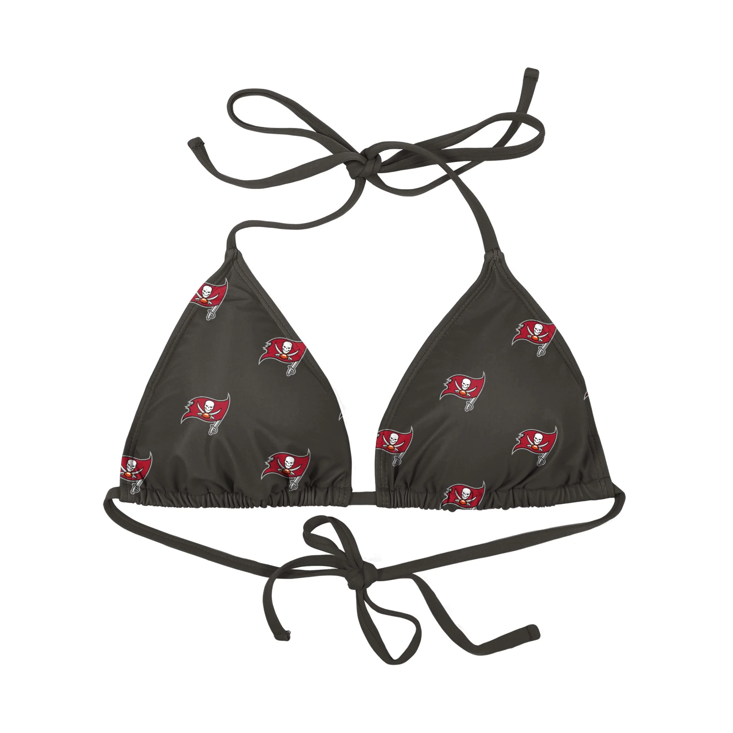 Tampa Bay Buccaneers NFL Womens Mini Print Bikini Top - Image 2