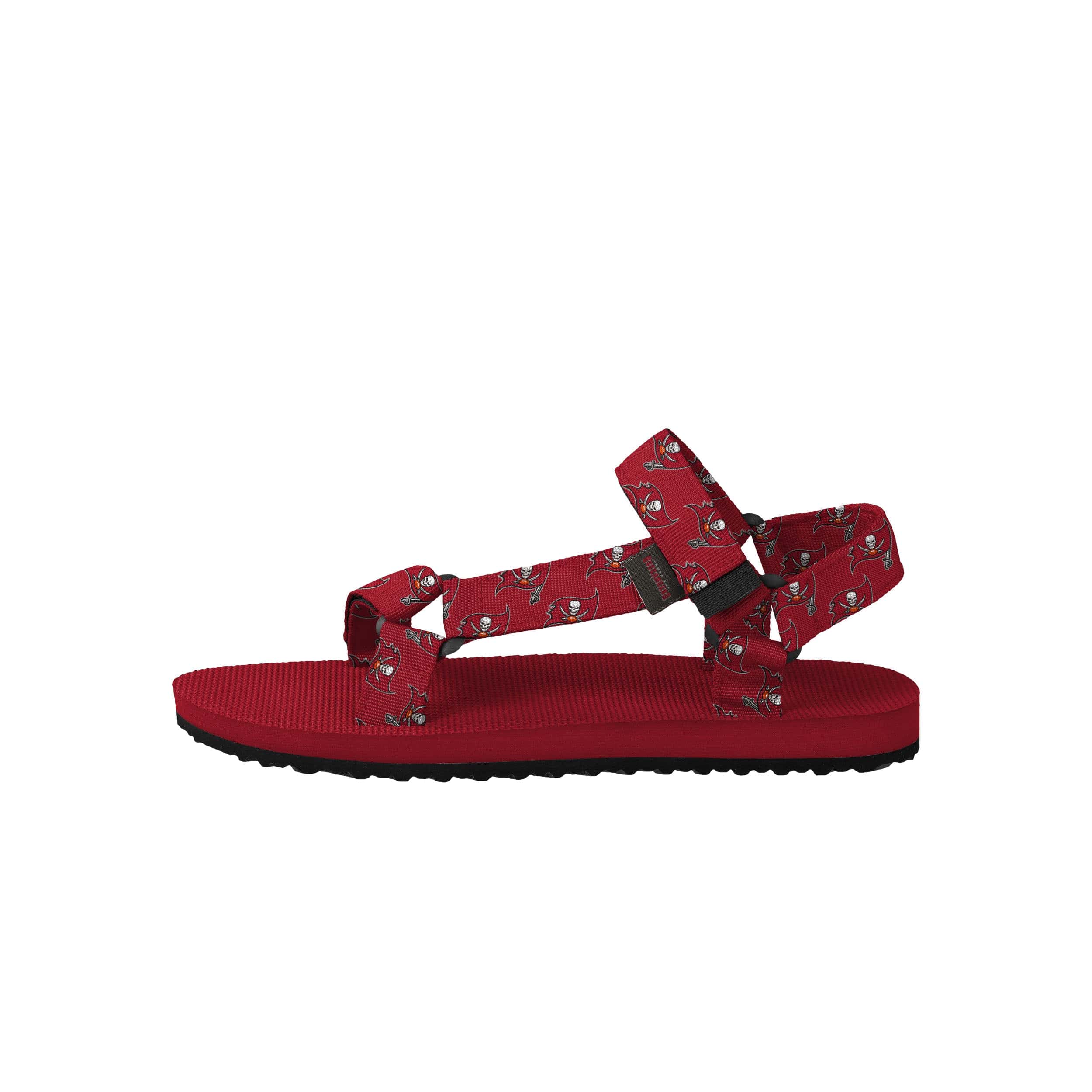 Tampa Bay Buccaneers NFL Womens Repeat Logo Strap Sandal - Image 4