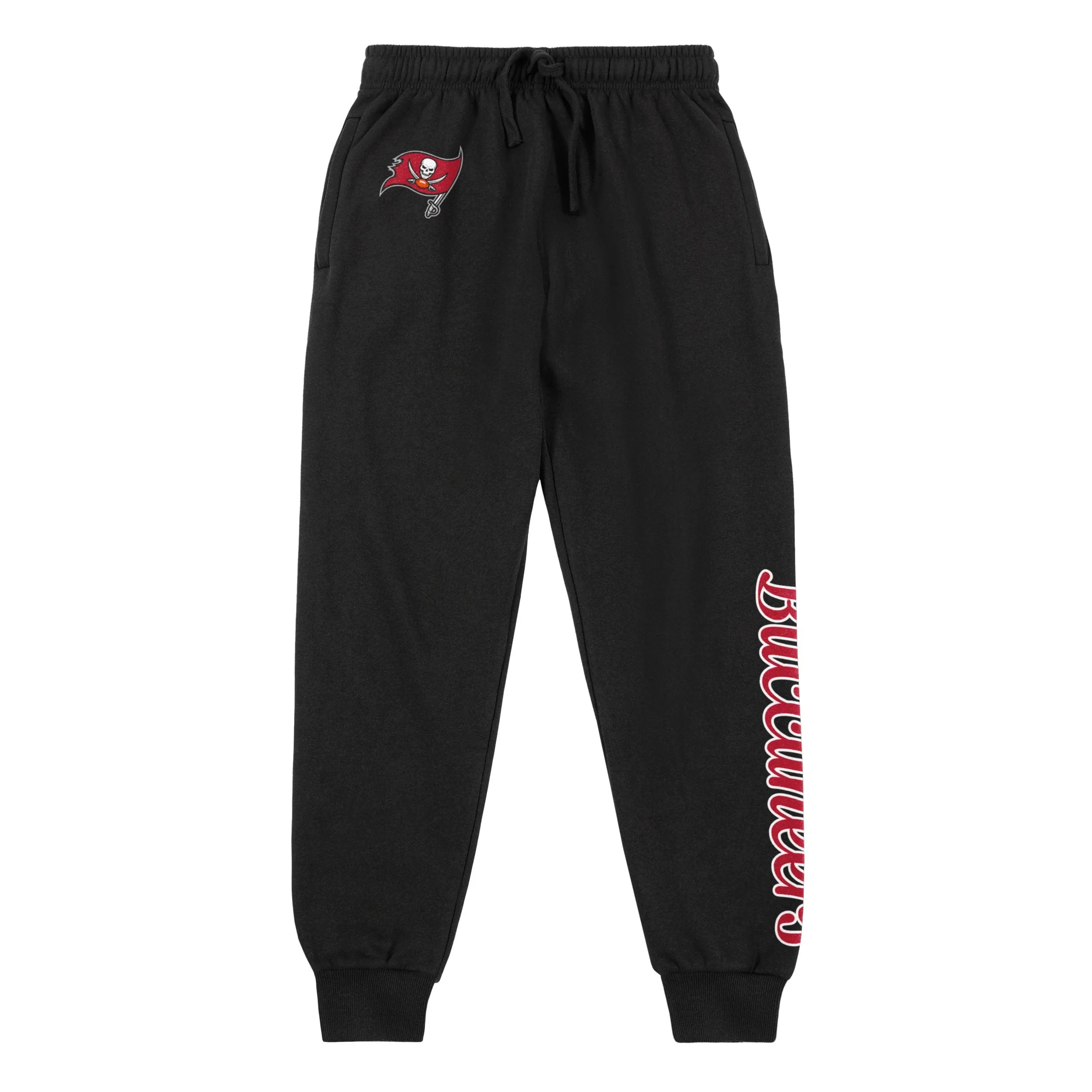 Tampa Bay Buccaneers NFL Womens Script Wordmark Black Joggers - Image 5