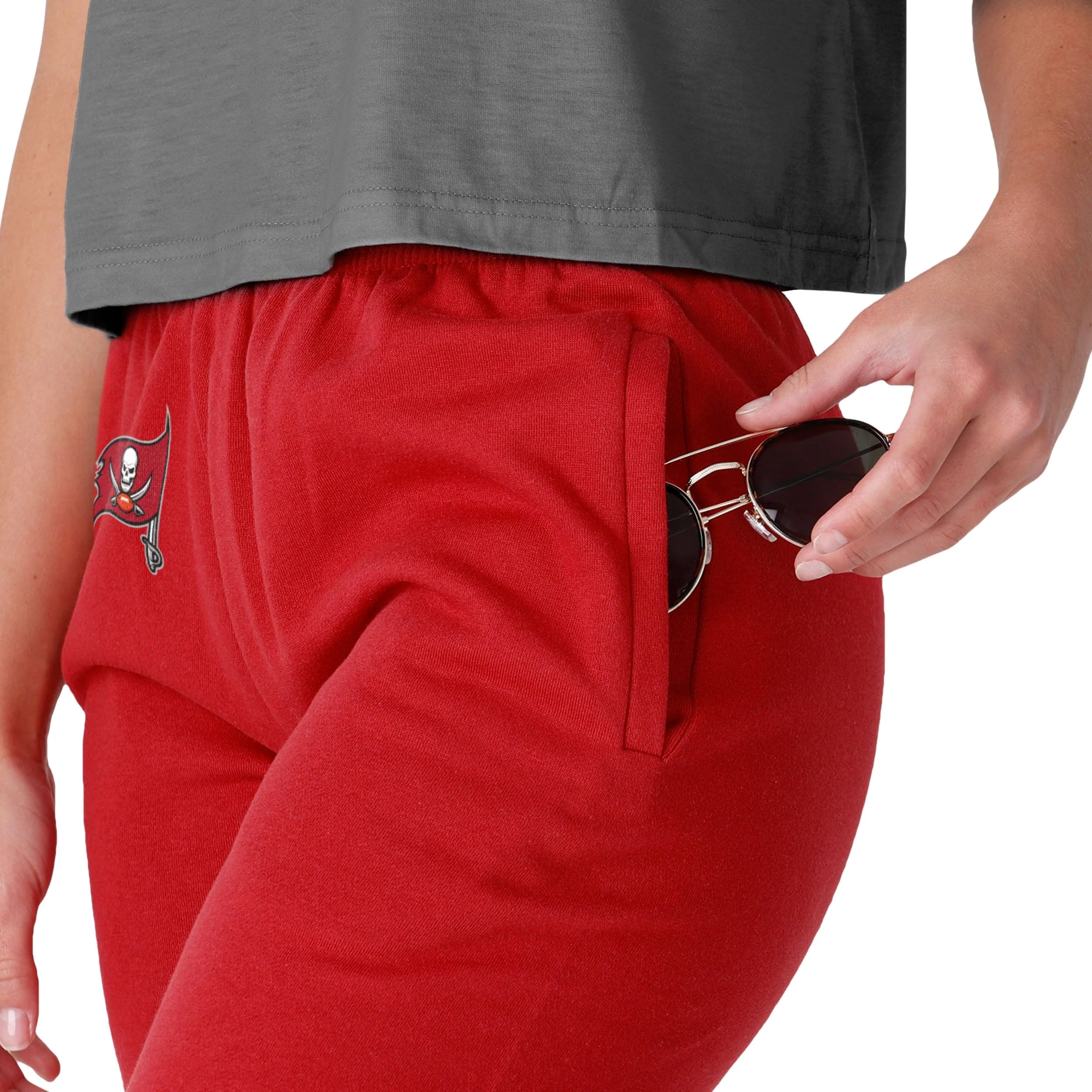 Tampa Bay Buccaneers NFL Womens Script Wordmark Team Color Sweatpants - Image 3