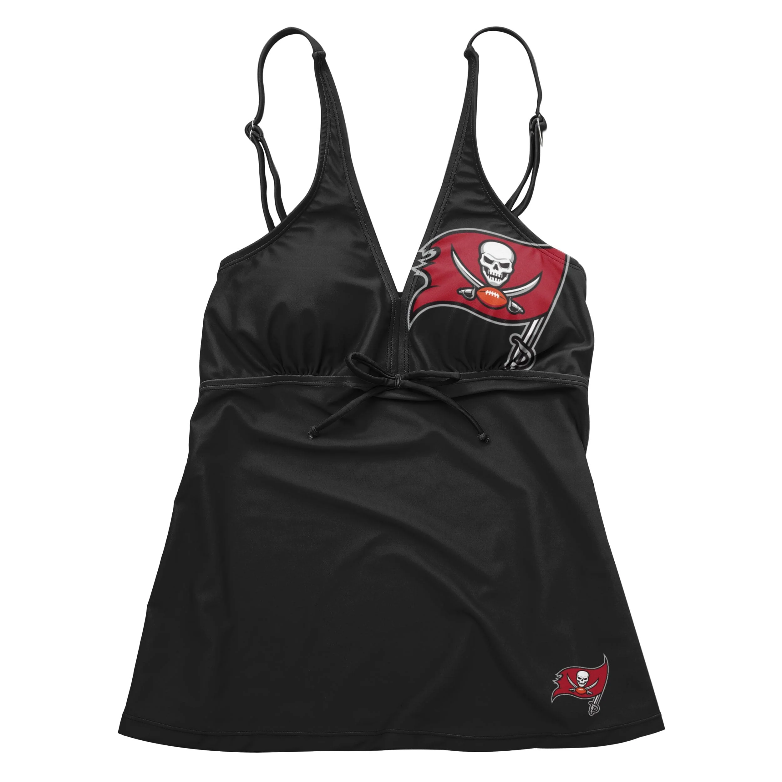 Tampa Bay Buccaneers NFL Womens Summertime Solid Tankini - Image 2