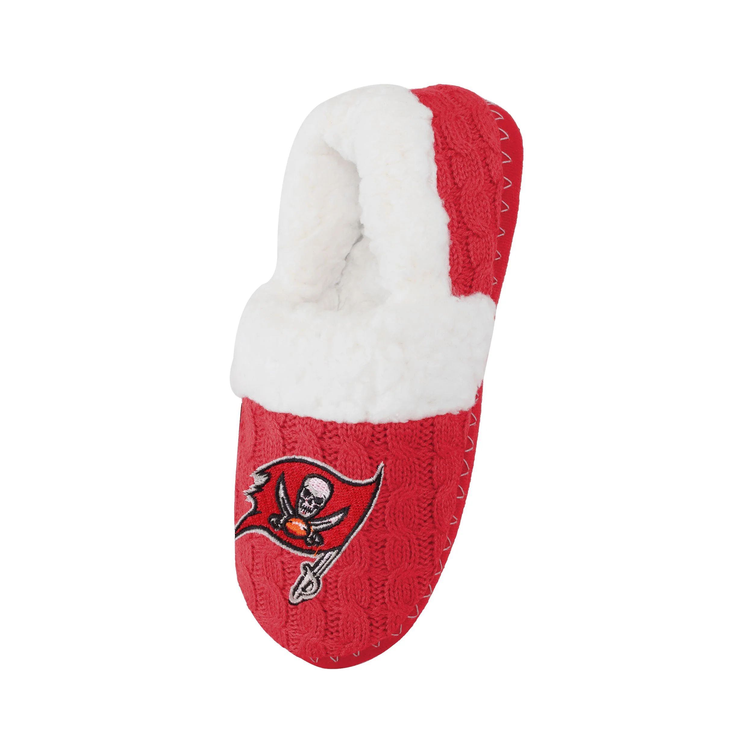 Tampa Bay Buccaneers NFL Womens Team Color Moccasin Slippers - Image 2