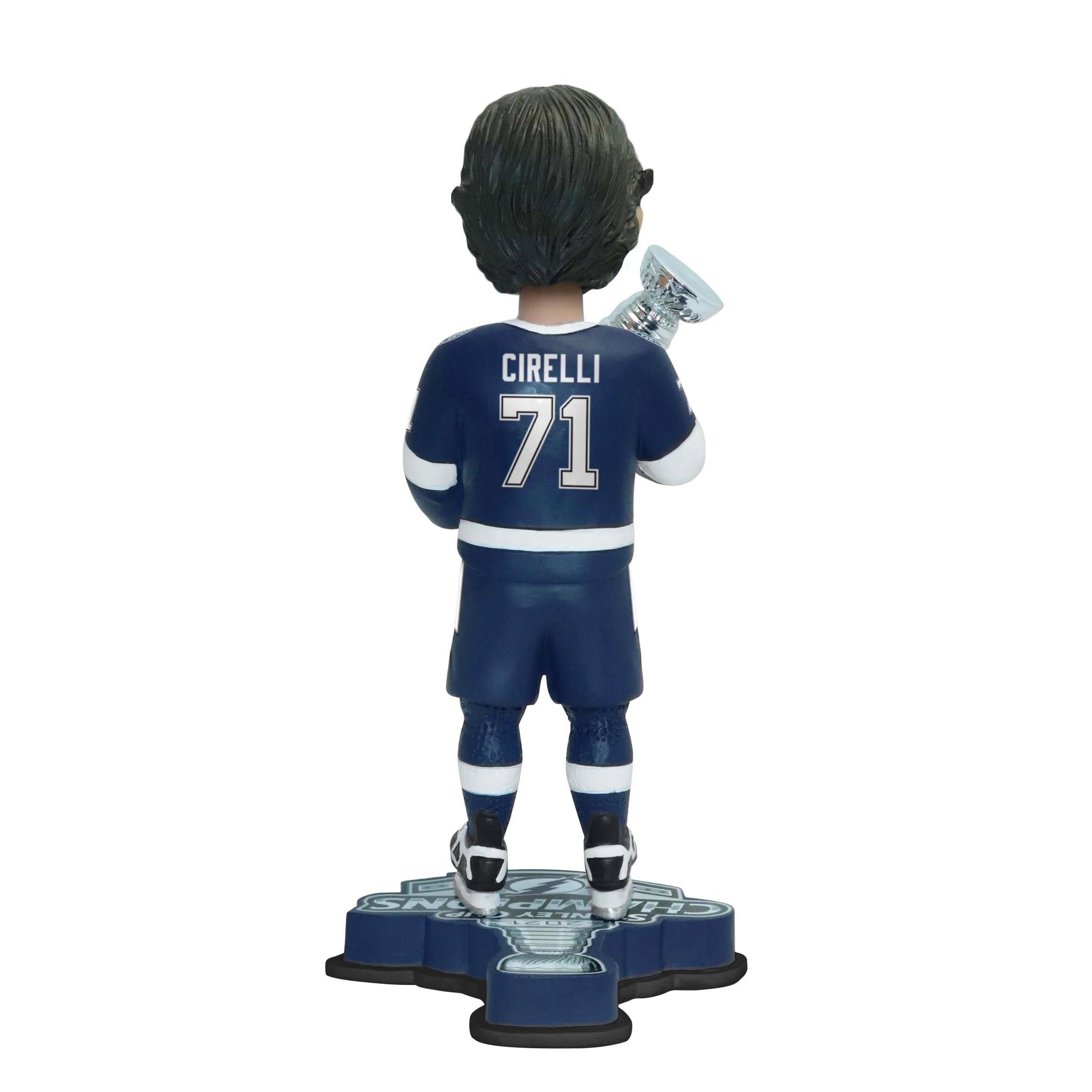 Tampa Bay Lightning NHL 2021 Stanley Cup Champions Anthony Cirelli Bobblehead - Image 2
