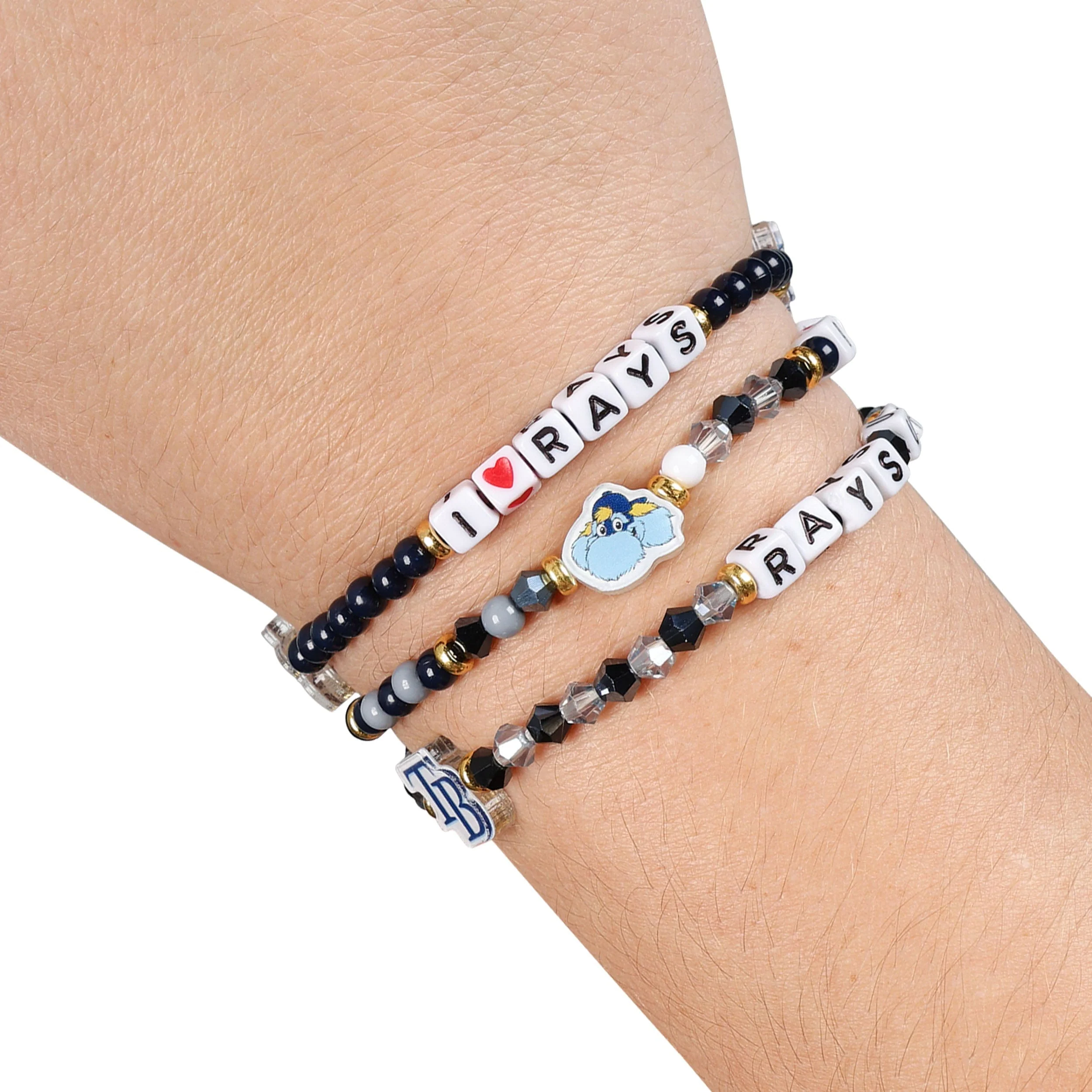 Tampa Bay Rays MLB 3 Pack Friendship Bracelet - Image 4