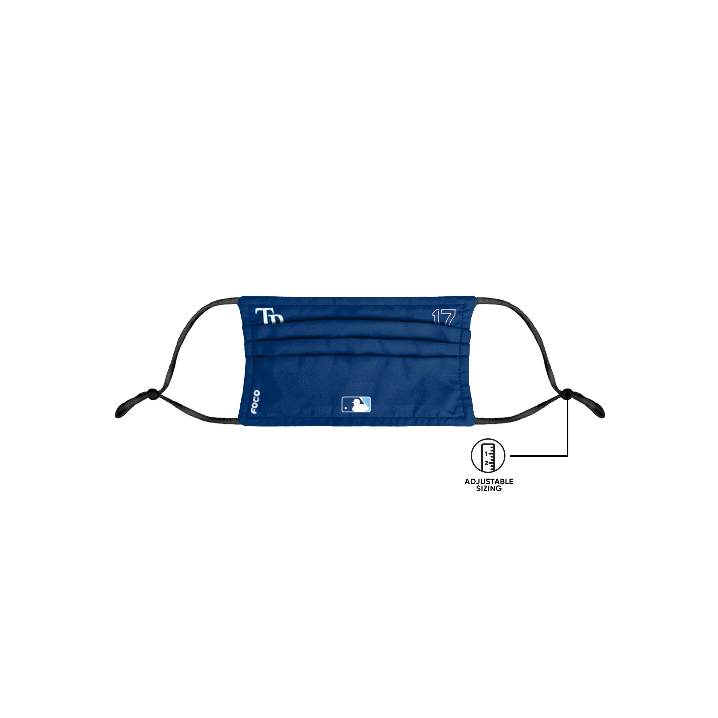 Tampa Bay Rays MLB Austin Meadows On-Field Gameday Adjustable Face Cover - Image 6