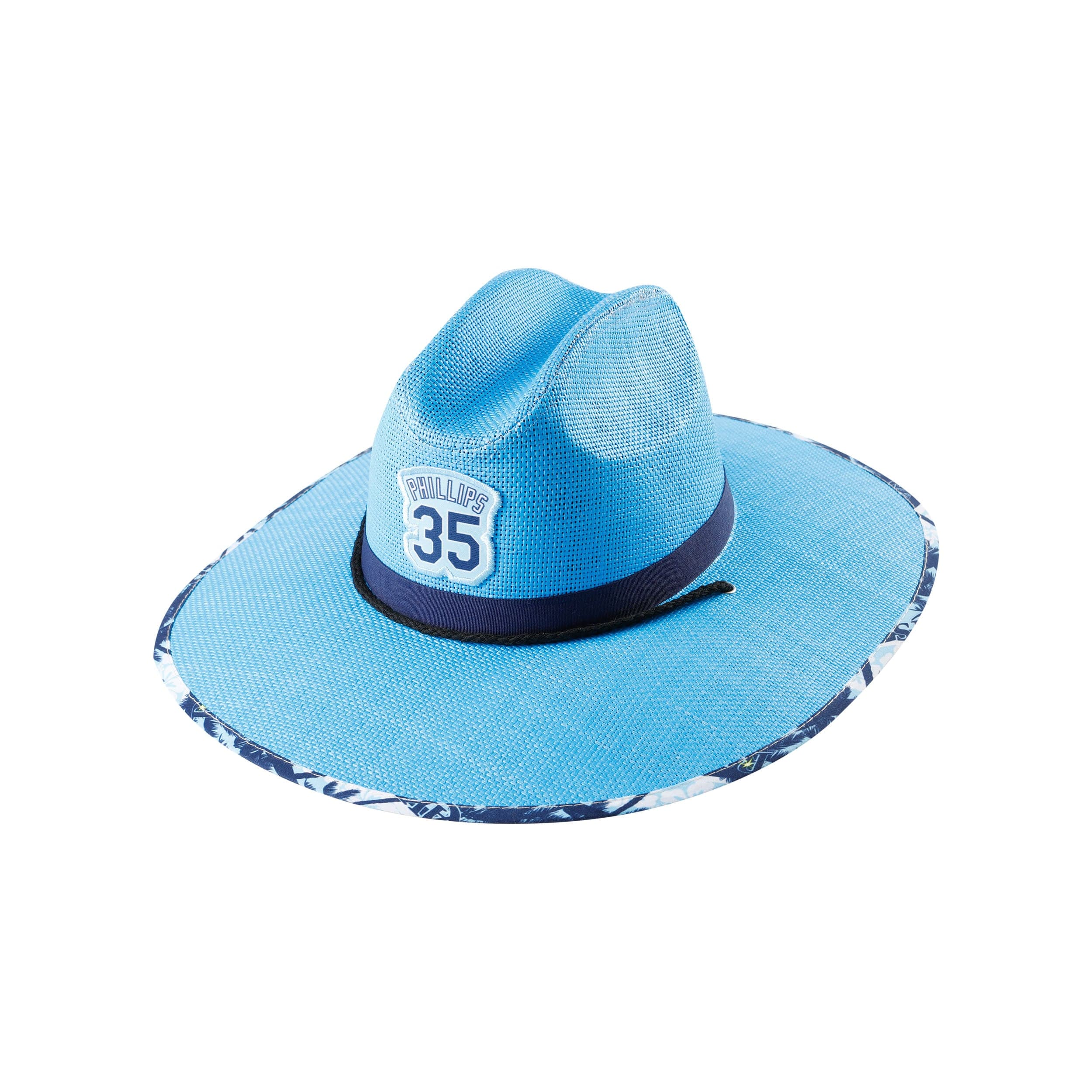 Tampa Bay Rays MLB Brett Phillips Straw Hat - Image 3