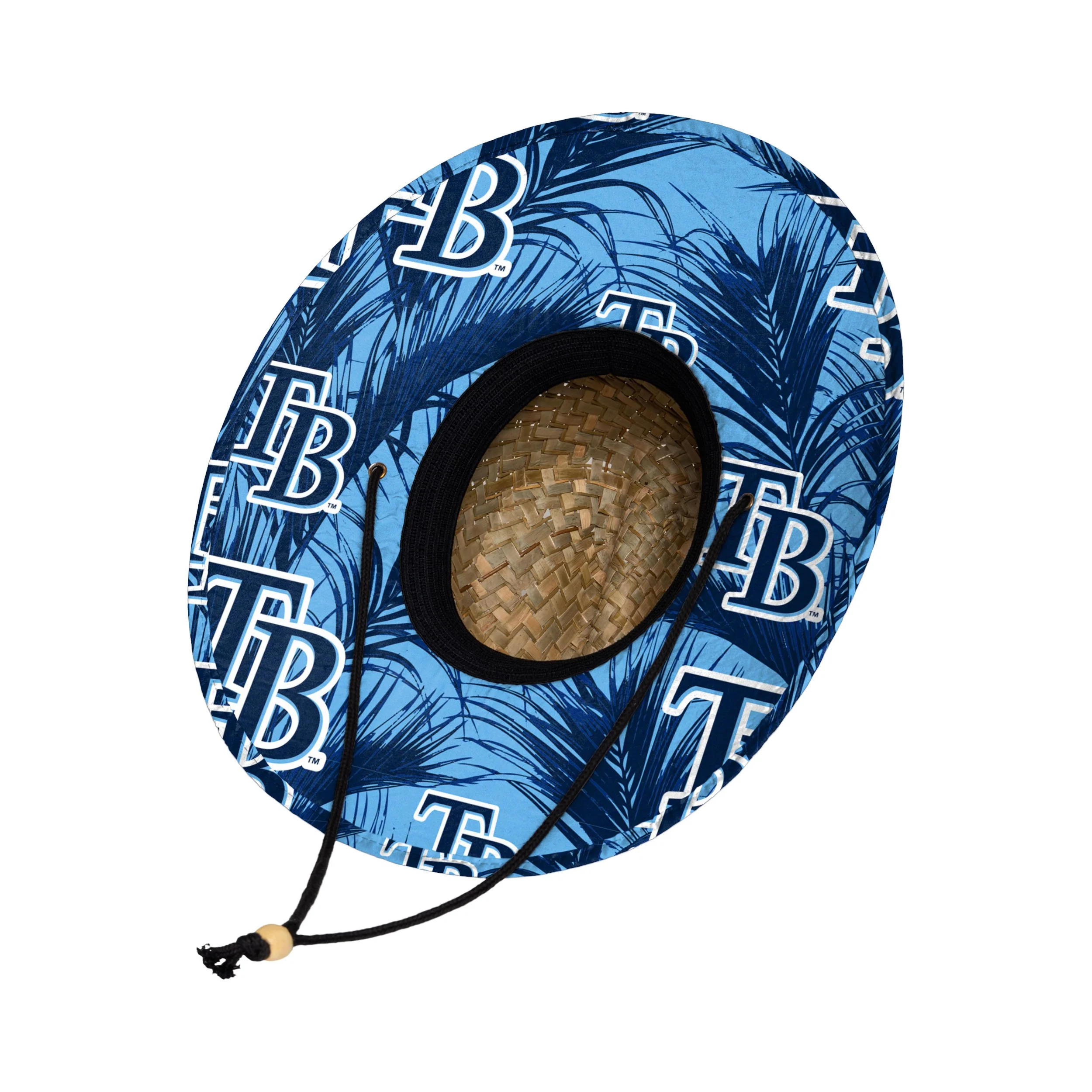 Tampa Bay Rays MLB Floral Straw Hat - Image 2