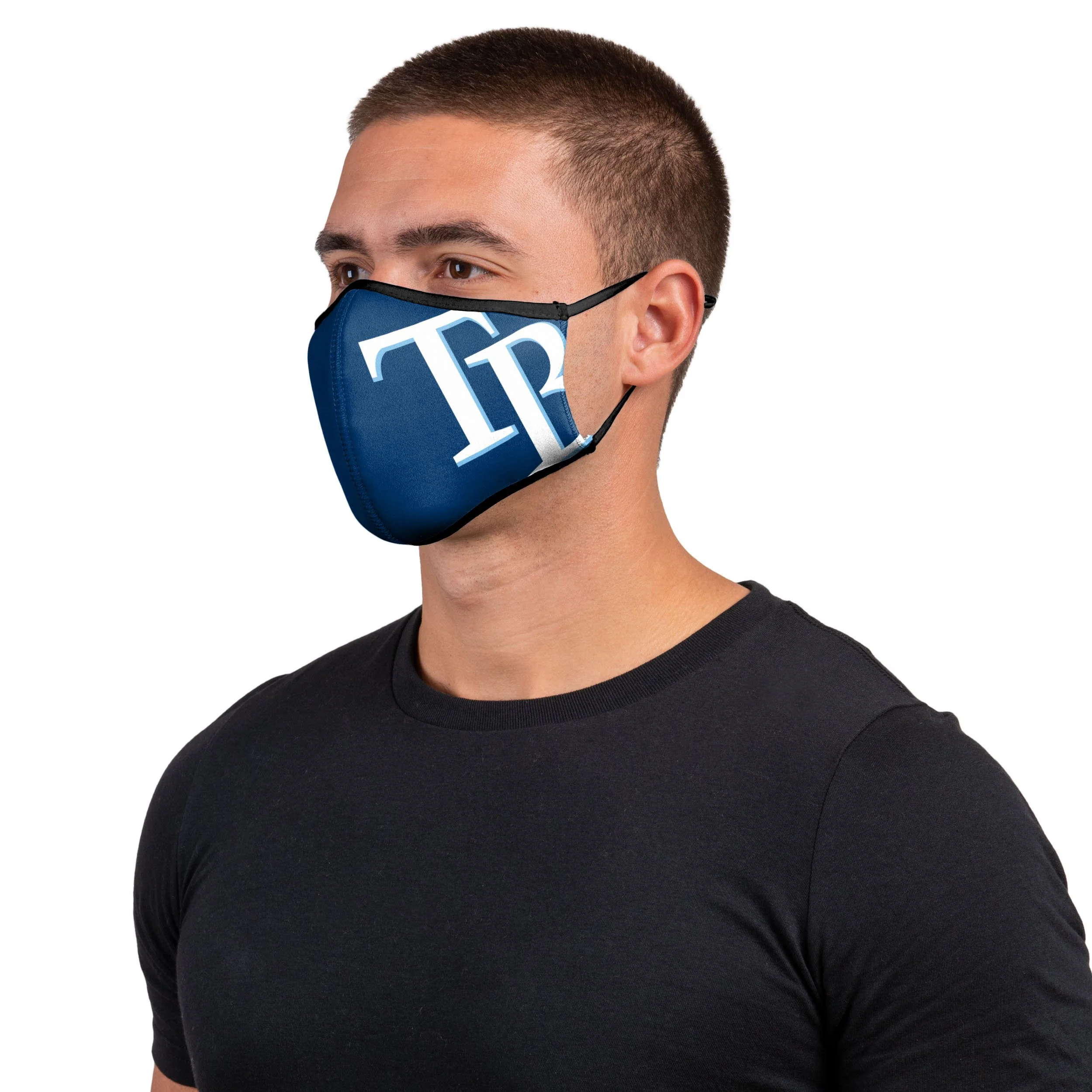 Tampa Bay Rays MLB On-Field Adjustable Navy Sport Face Cover - Image 2